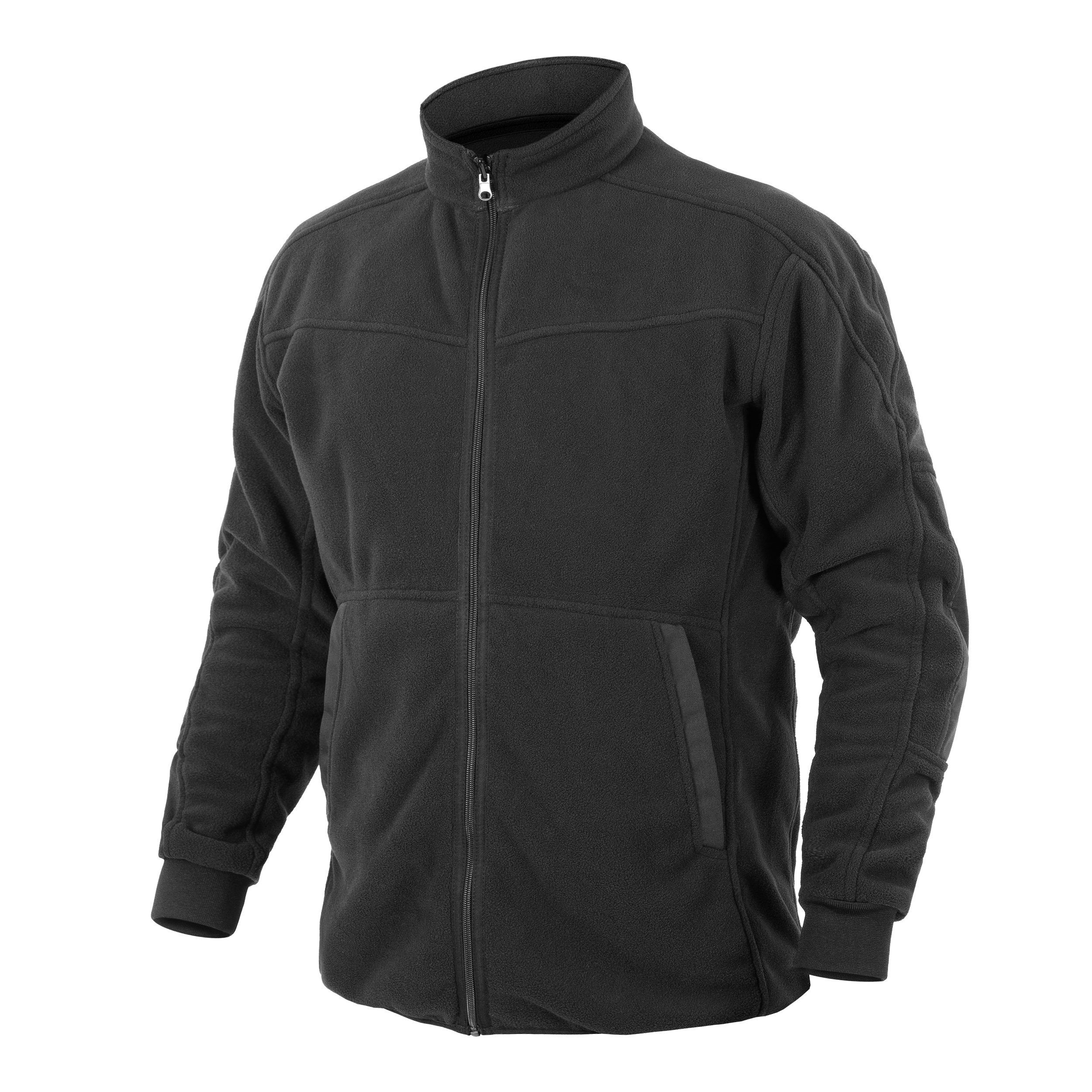 QUALITEX HIGH QUALITY WORKWEAR Fleecejacke INDustriewaschfähige Arbeitsjacke aus Fleece - kratz- & metallfrei (1-St) Mit Cordura - Zip-In-Kombination in IND-Allwetterjacke zur Winterjacke