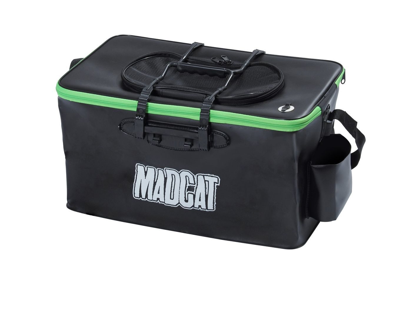 MADCAT Angelkoffer MadCat Foldable Live Bait Bucket 50L Black 55X30X30 cm