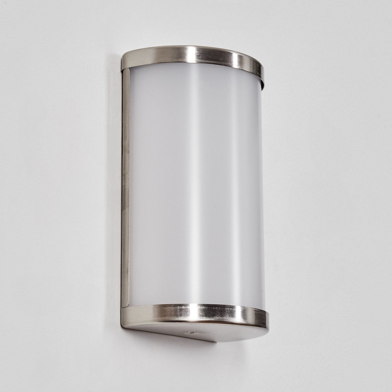 tollem Nickel-matt/Weiß, Lichteffekt 3000 x moderne an LED Wandlampe in Kelvin, LED 960 wechselbar, Metall/Kunststofff Wand, Watt, 4,5 Lumen hofstein mit 2 der aus Wandleuchte