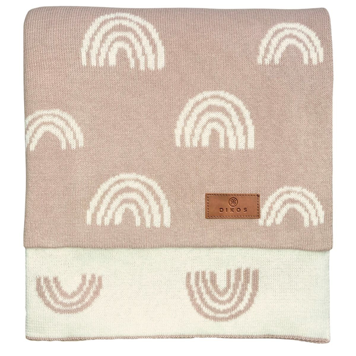 Babydecke DIKOS® Babydecke Baumwolle – Regenbögen – 100 % Bio Baumwolle, DIKOS, PREMIUM Qualität atmungsaktiv, nachhaltig, plastikfrei, kuschelweich