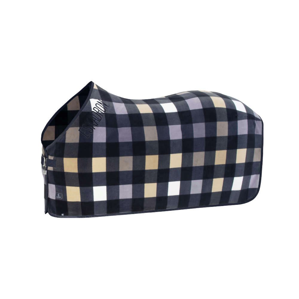 Eskadron Pferde-Abschwitzdecke Eskadron Classic Sports 26 Fleece Check Abschwitzdecke