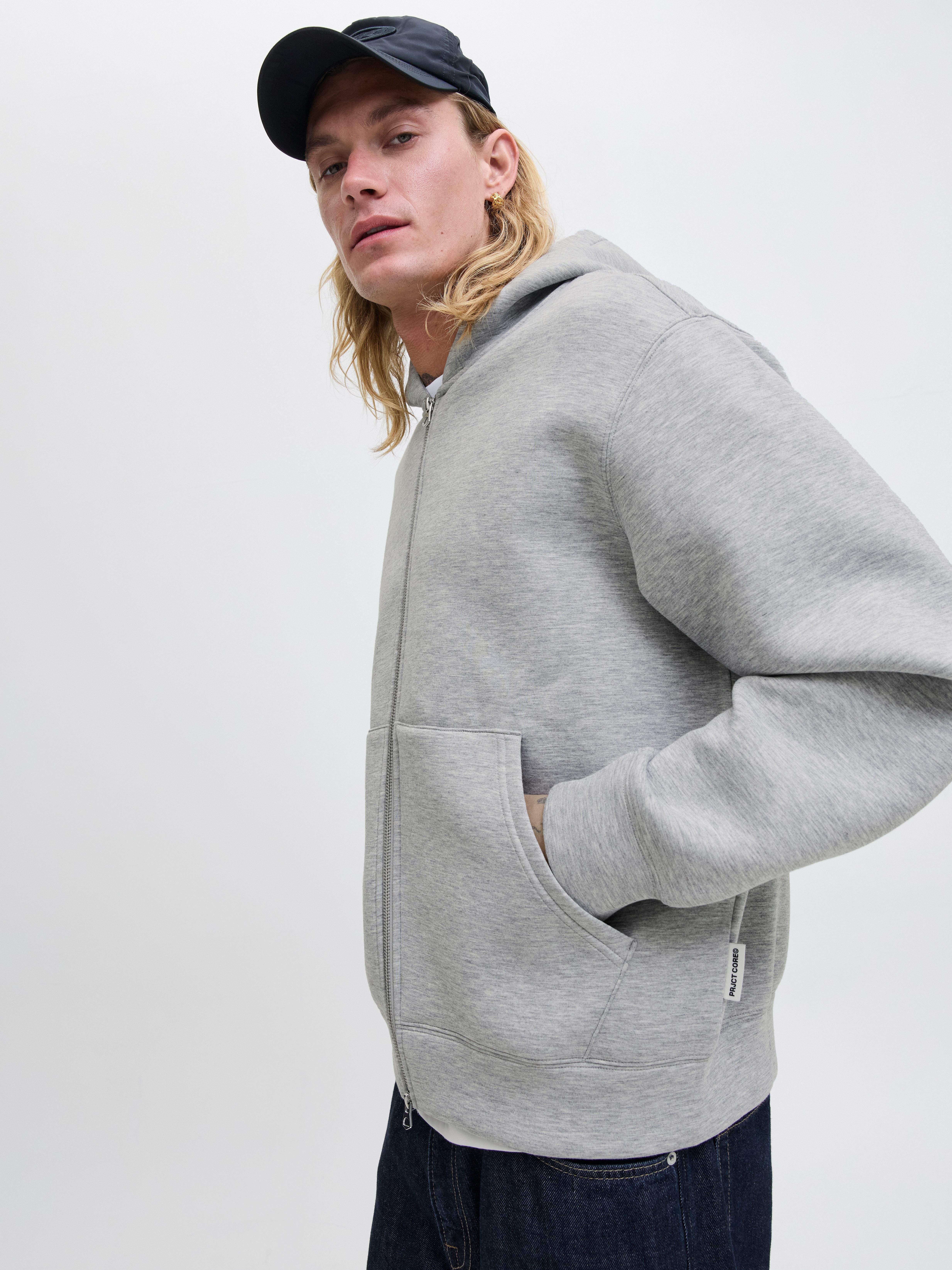 Jack & Jones Kapuzensweatshirt JCOCOVER SCUBA SWEAT ZIP HOOD NOOS