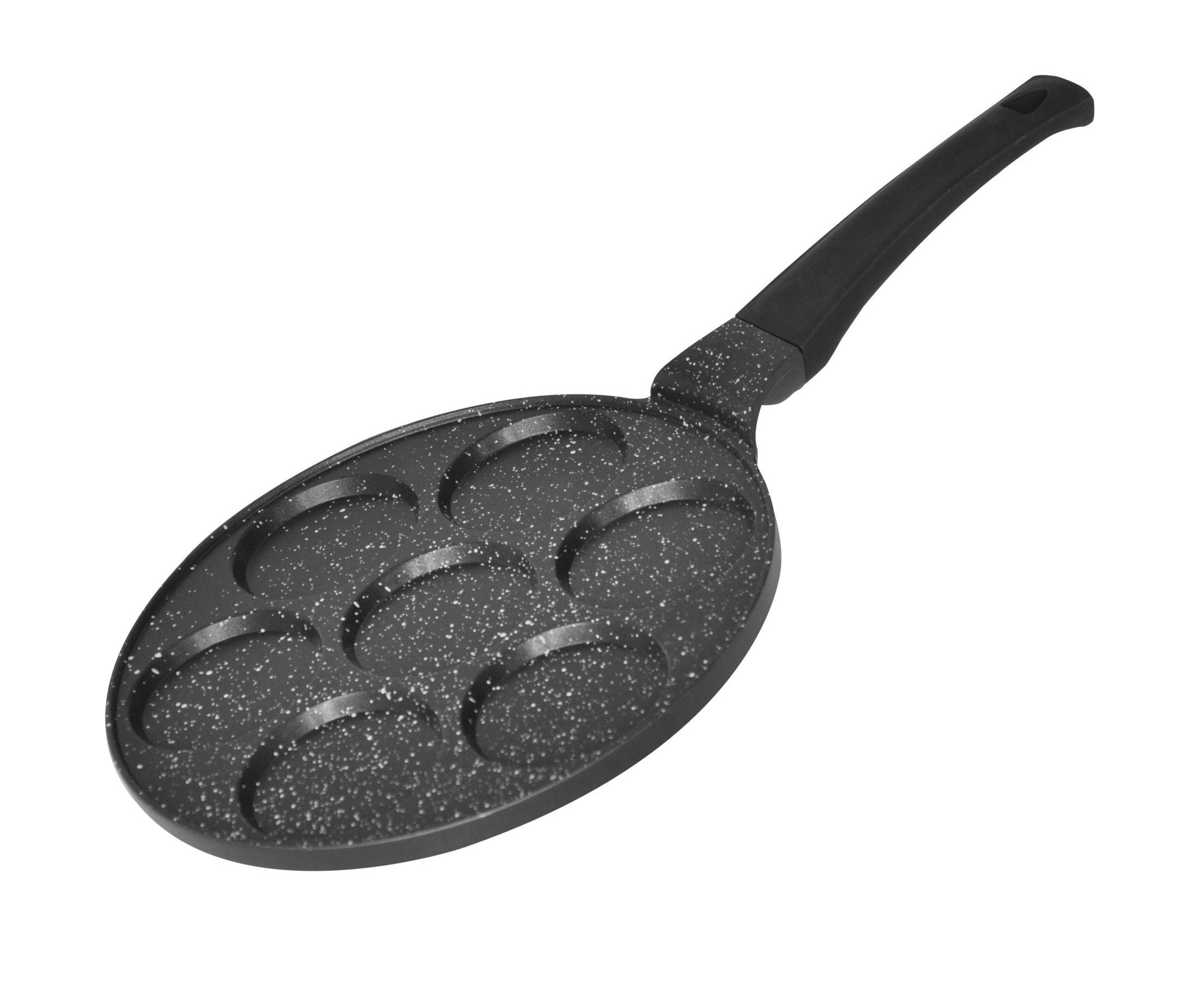 Pfannkuchenplatten Pfannkuchen Pfanne Ø26cm 7 Fächer Induktion Alu Guss Spiegelei
