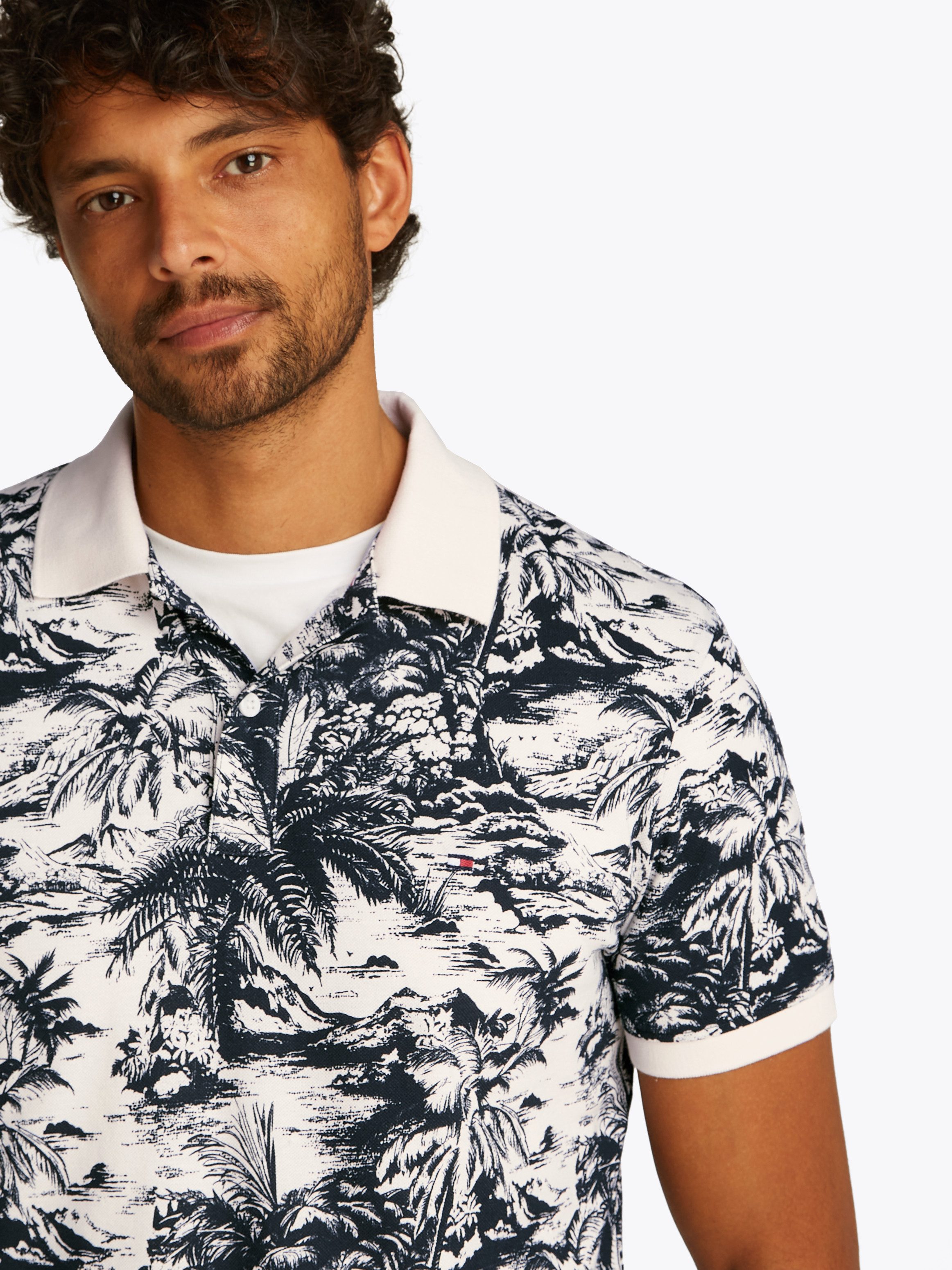 Tommy Hilfiger Poloshirt ALL OVER PRINT günstig online kaufen