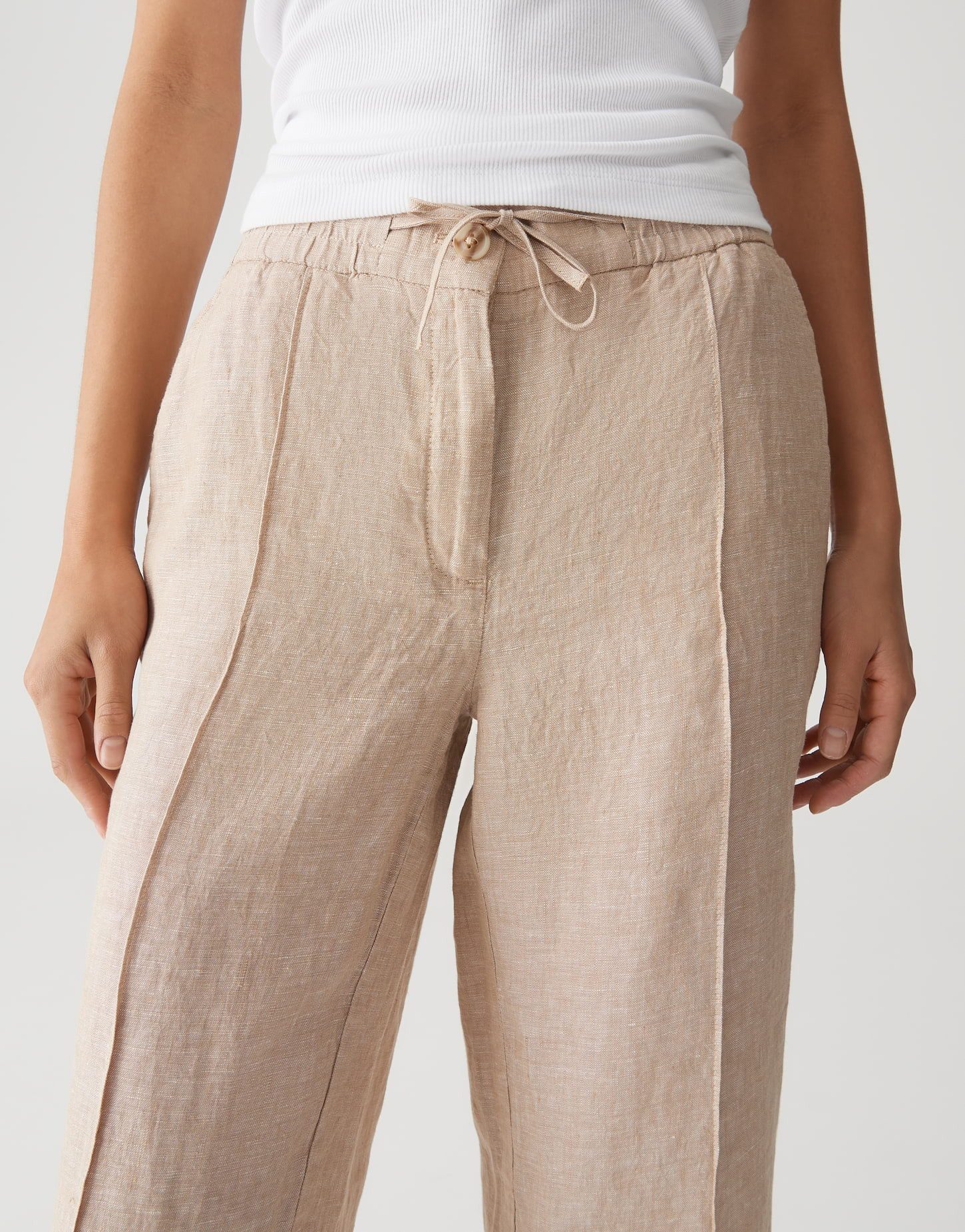 OPUS Leinenhose MAIKITO LINEN Relaxed aus reinem Leinen