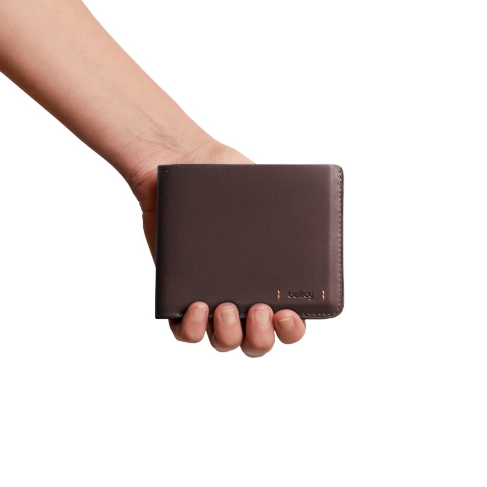 Bellroy Brieftasche Für Seek Premium, 5-12 Premium Karten, Leder geschützt, Aragon RFID Hide &