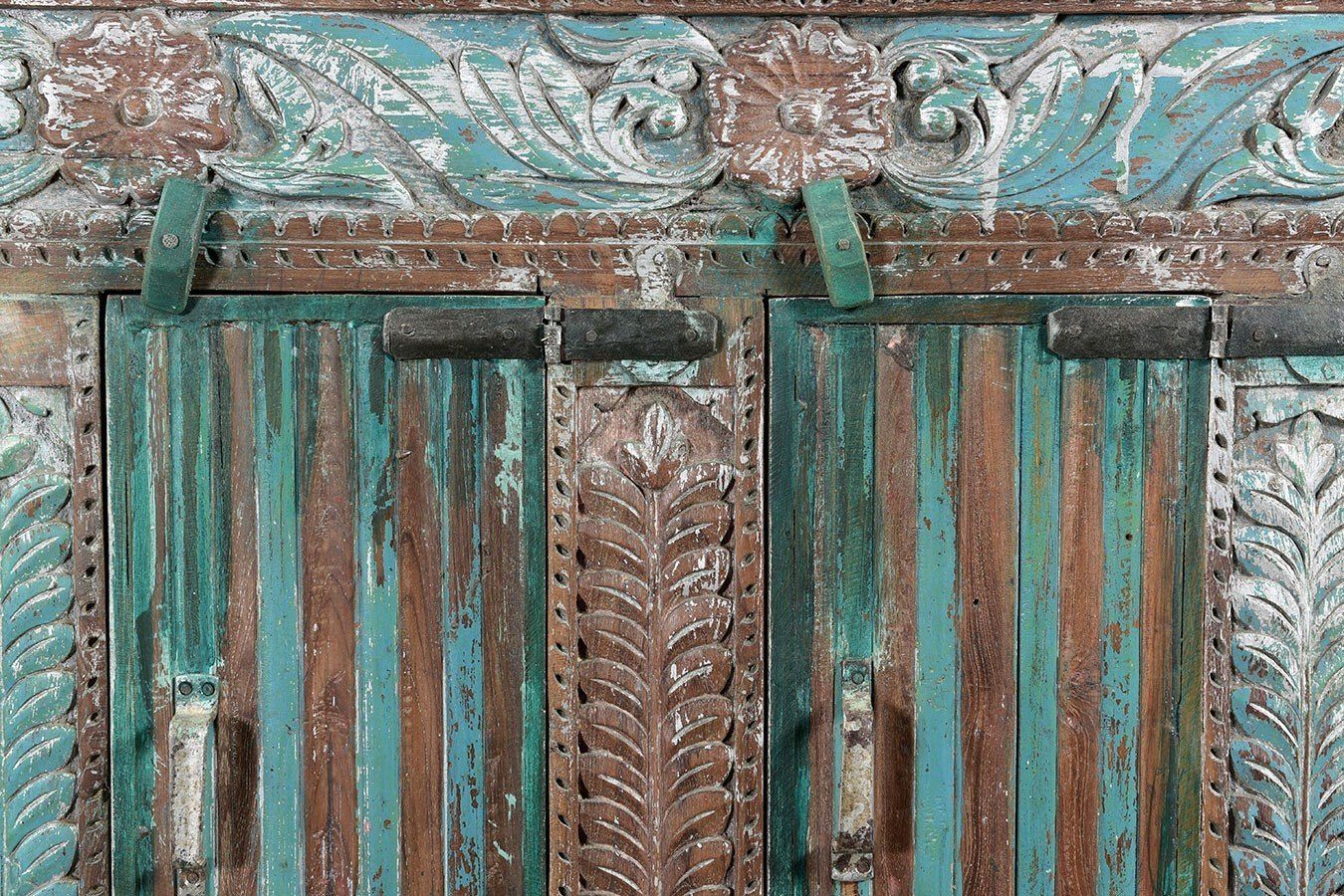 daslagerhaus living Sideboard Sideboard Vintage türkis
