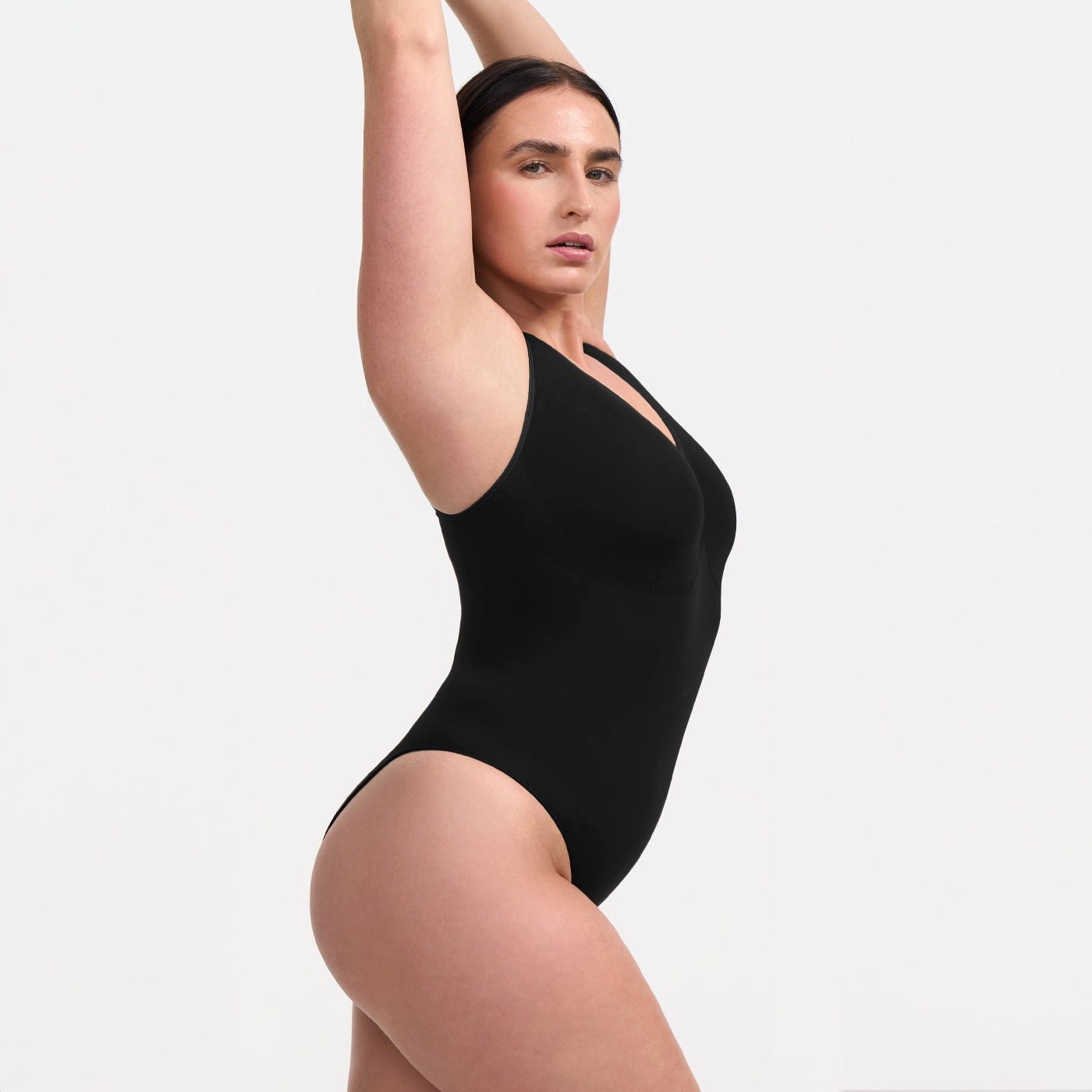 Creamy Fabrics Miederbody Tank Bodysuit Sculpting Shapewear mit Slip-Schwar günstig online kaufen
