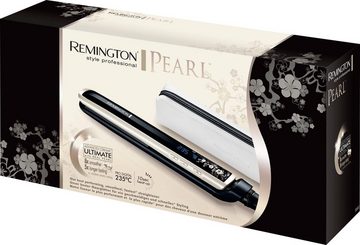 Remington Glätteisen Pearl S9500 Keramik, Keramikbeschichtung mit echten Perlen, 10 Sek. Aufheizzeit