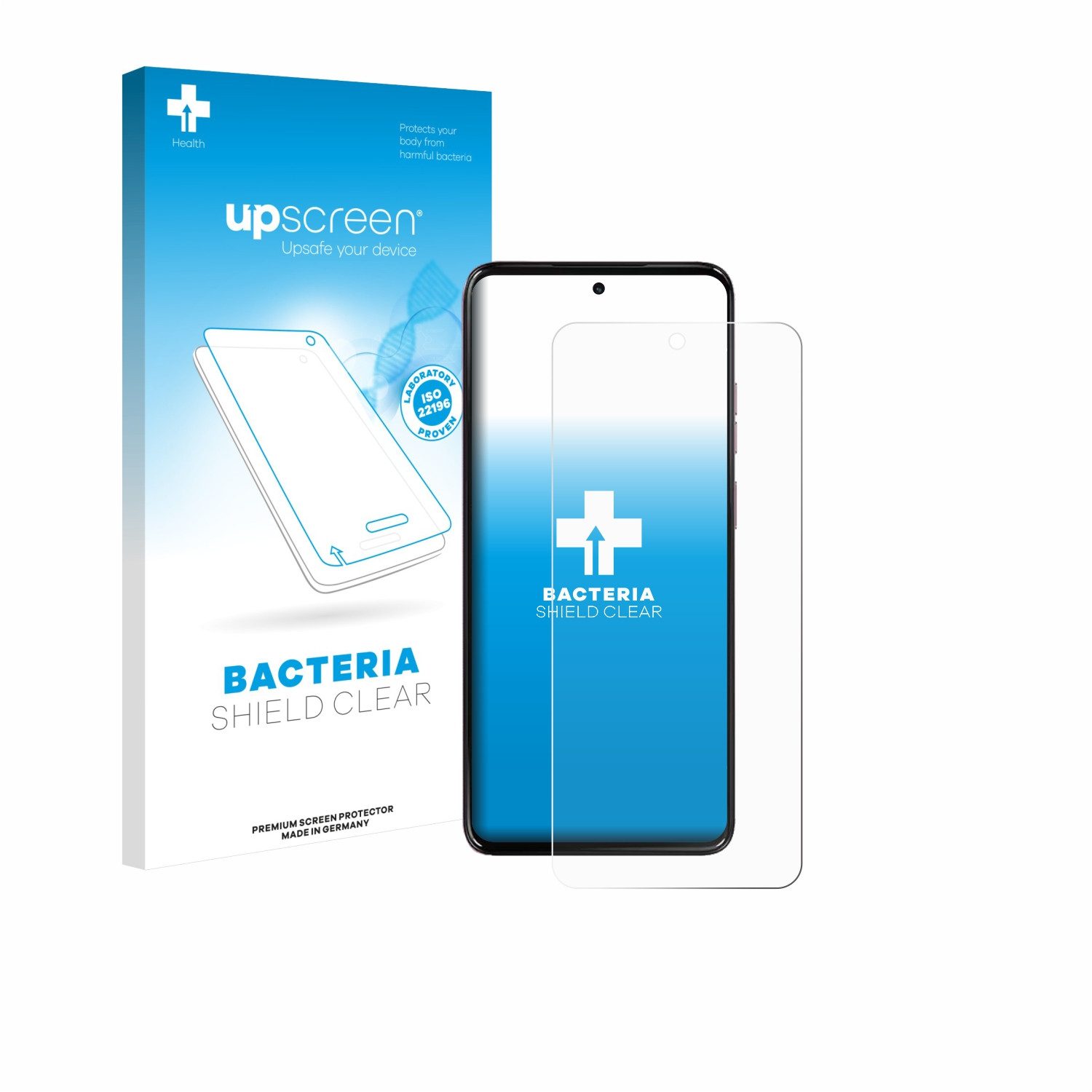 upscreen Displayschutzfolie Schutzfolie für Motorola Moto G17 Power, Displayschutz Schutz Folie Klar antibakteriell