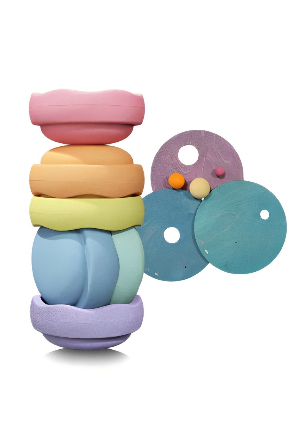 Stapelstein Spielcenter Grimms Set pastel