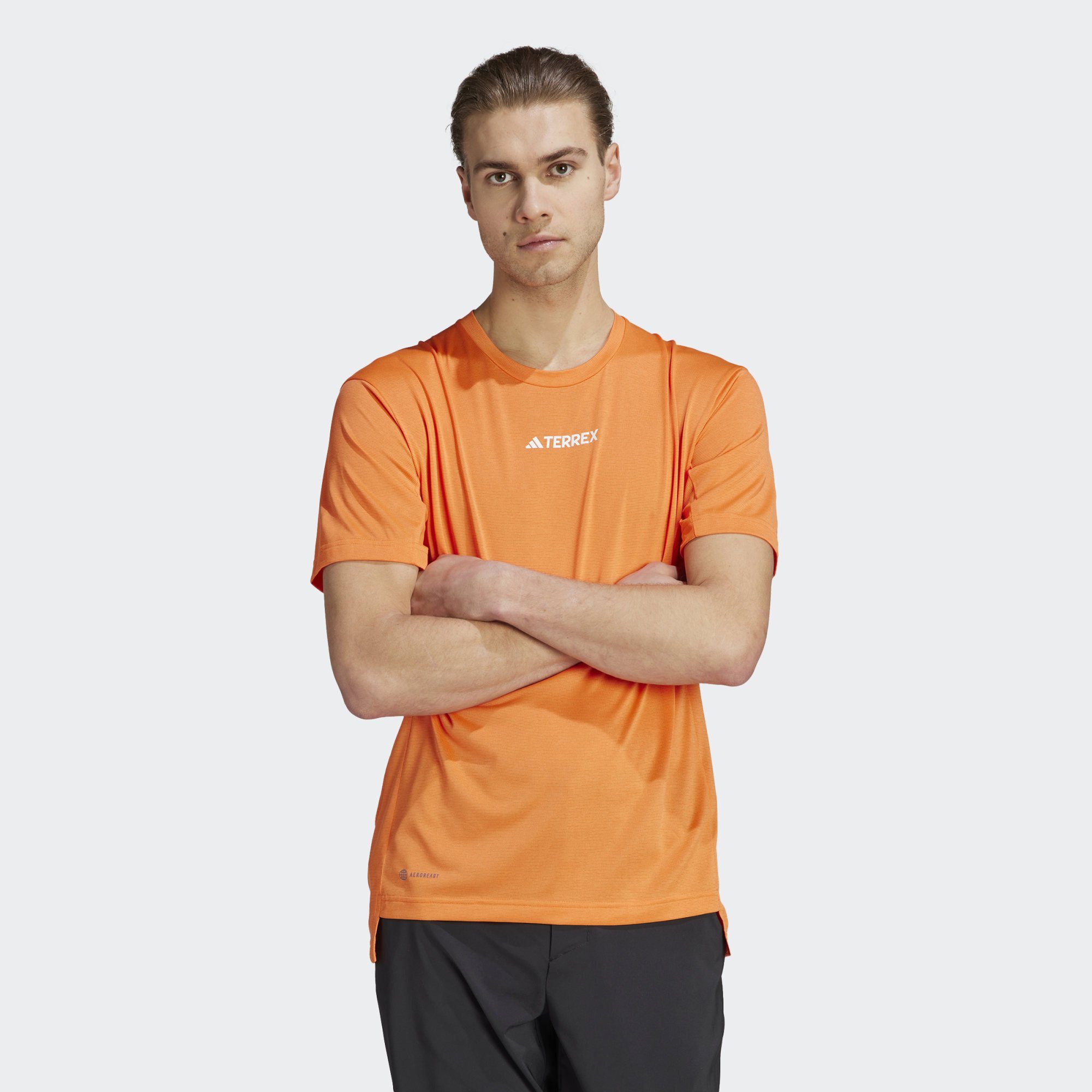 adidas TERREX Funktionsshirt TERREX MULTI Semi Impact Orange T-SHIRT