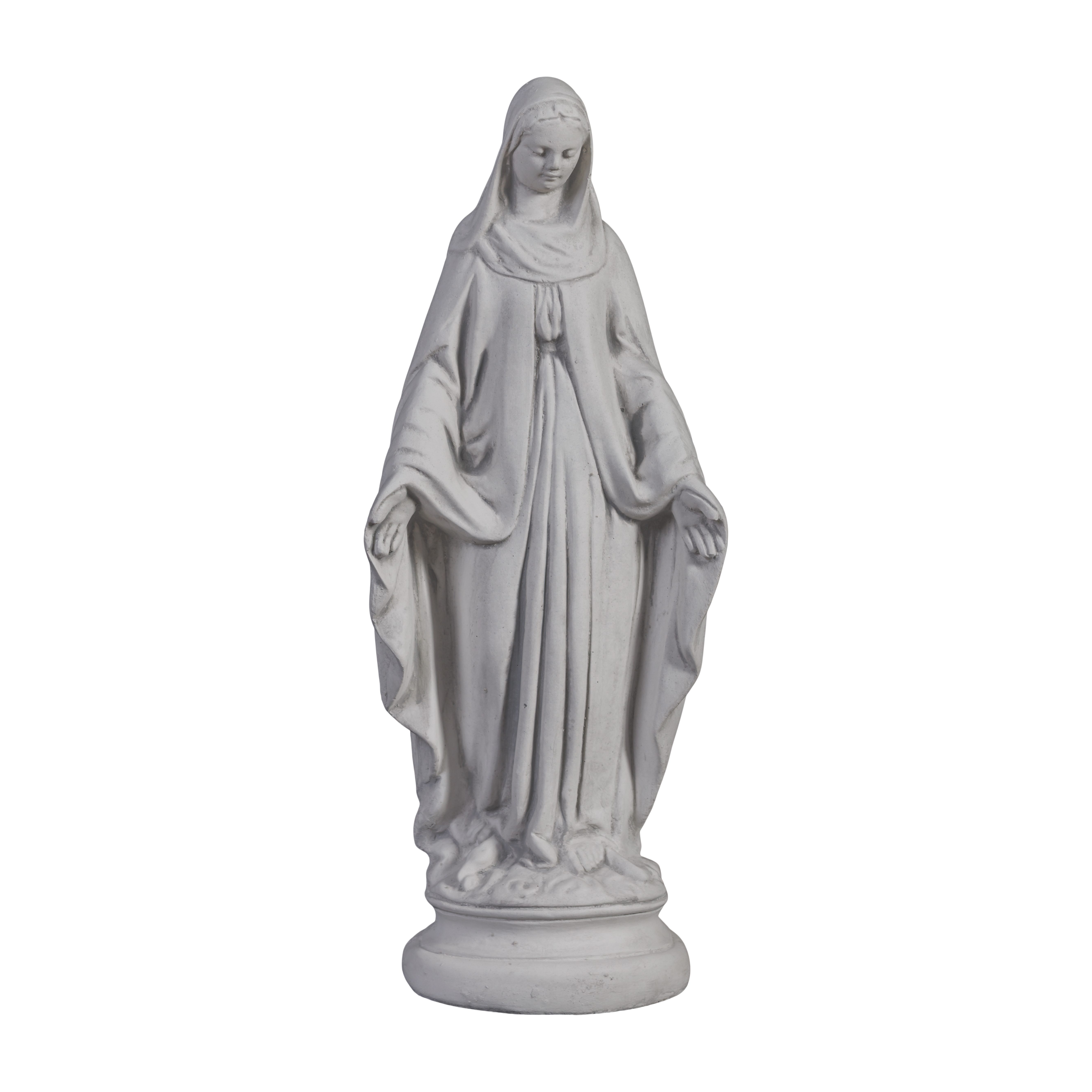 gartendekoparadies.de Gartenfigur Madonna Statue für den Garten, Steinfigur, H. 43 cm, 5 kg, Frostsicher
