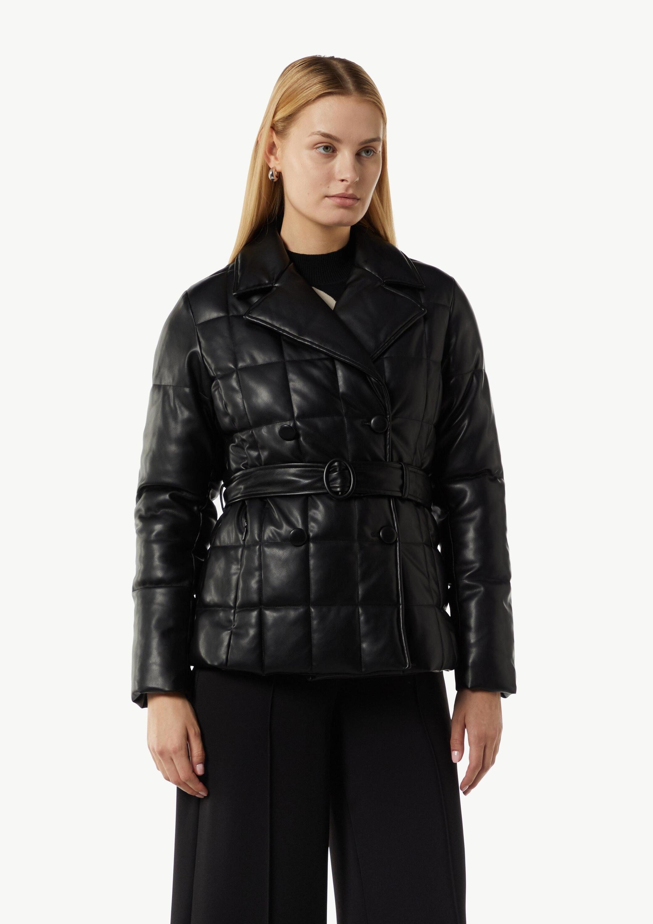 comma Winterjacke Outdoor-Jacke Steppjacke aus Lederimitat günstig online kaufen