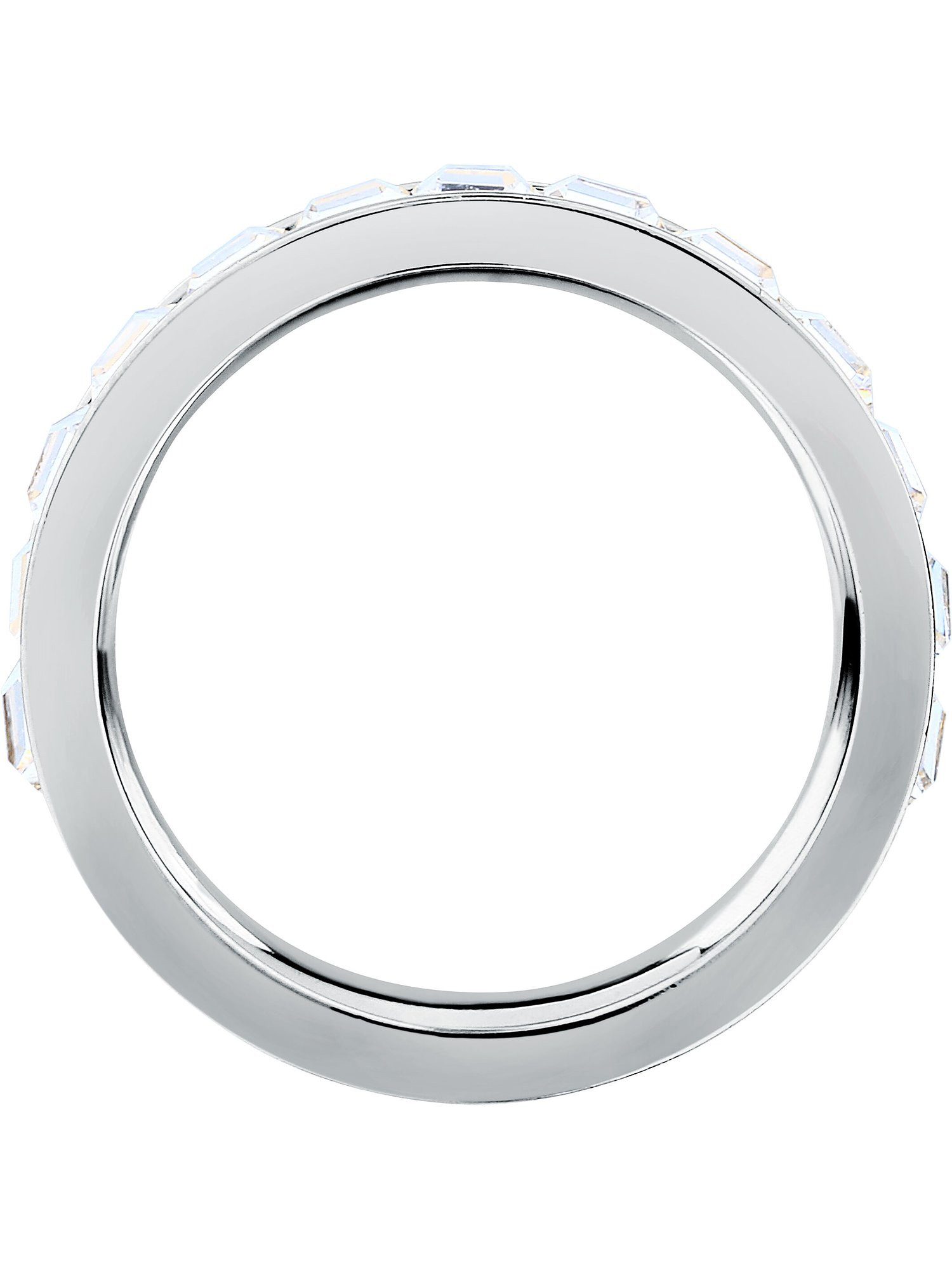 KARL LAGERFELD Fingerring Karl Lagerfeld Damen-Damenring Edelstahl Kristall, Kristall