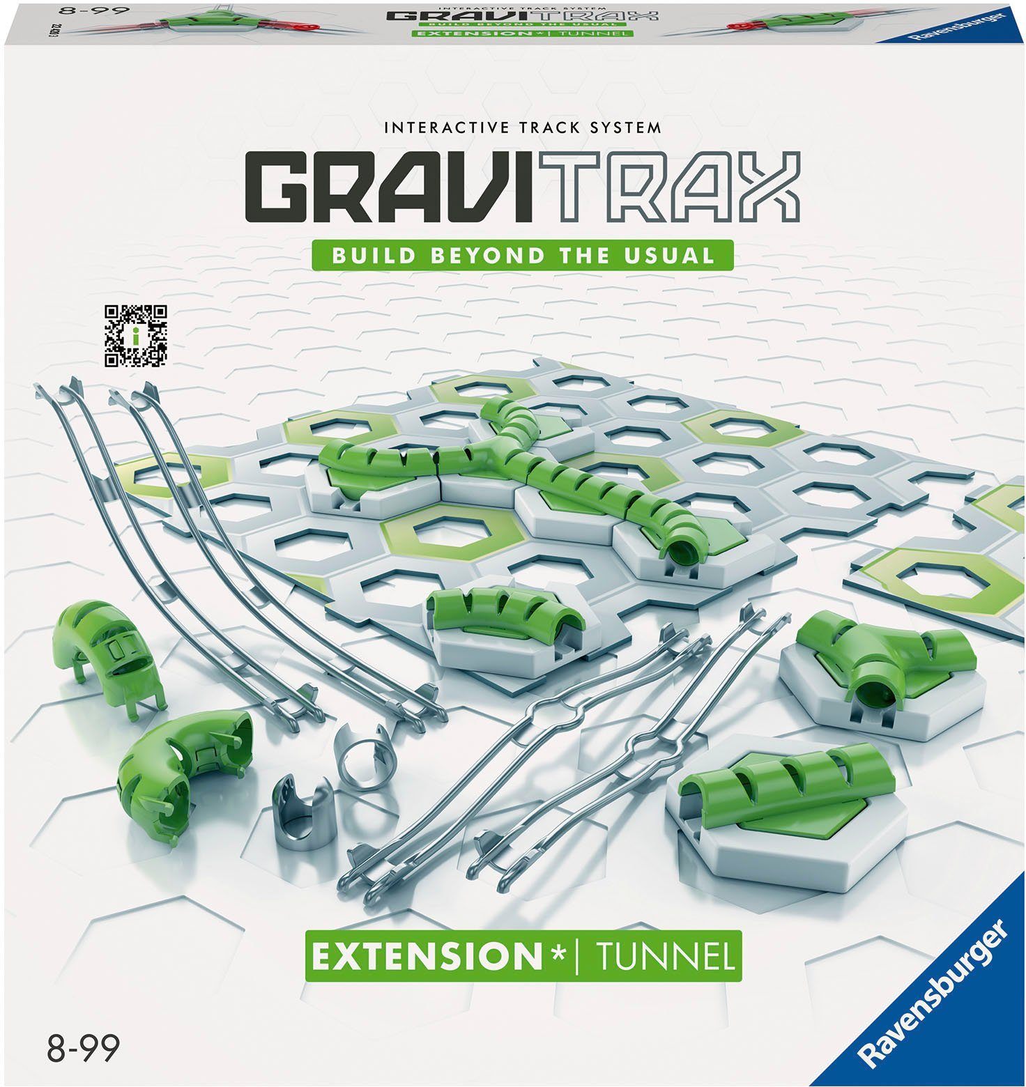 Ravensburger Kugelbahn-Bausatz GraviTrax Extension Tunnel, Made in Europe; FSC®- schützt Wald - weltweit