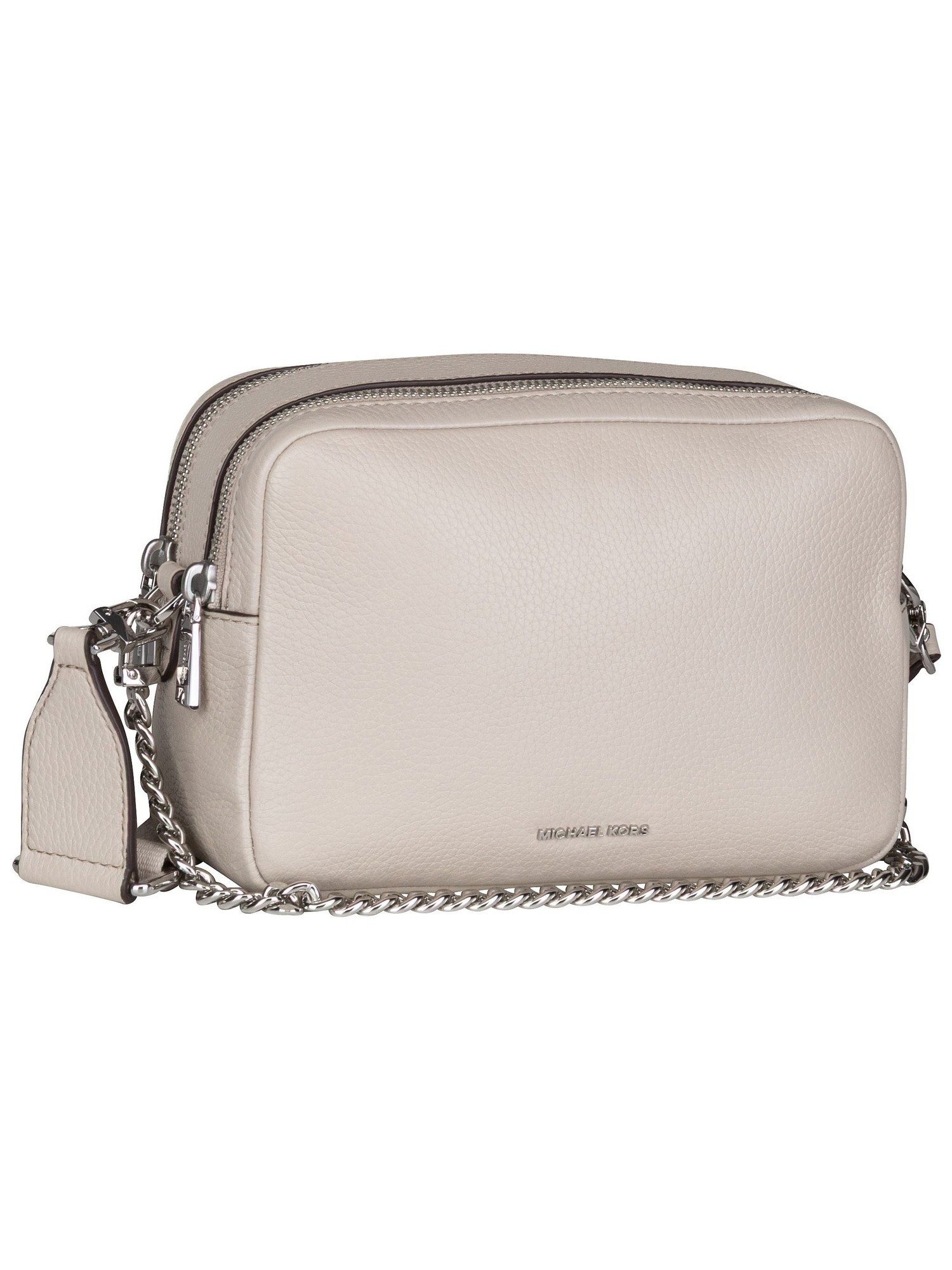 MICHAEL KORS Umhängetasche Bryant Medium Double Zip Chain Camera Pebble, Crossbody Bags