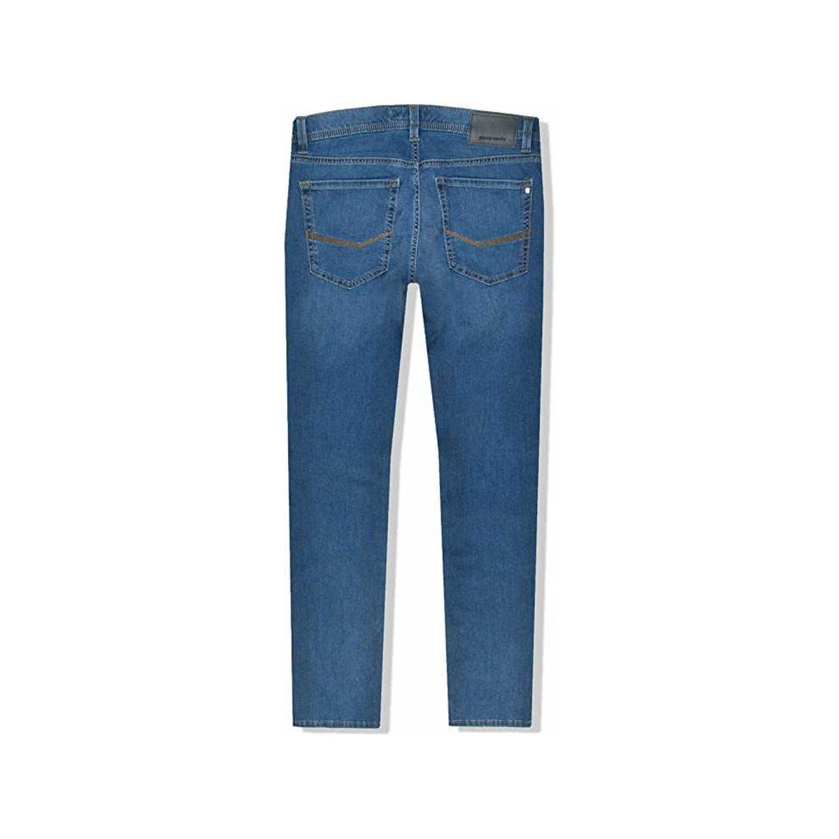 Pierre Cardin Straight-Jeans blau (1-tlg) passform textil