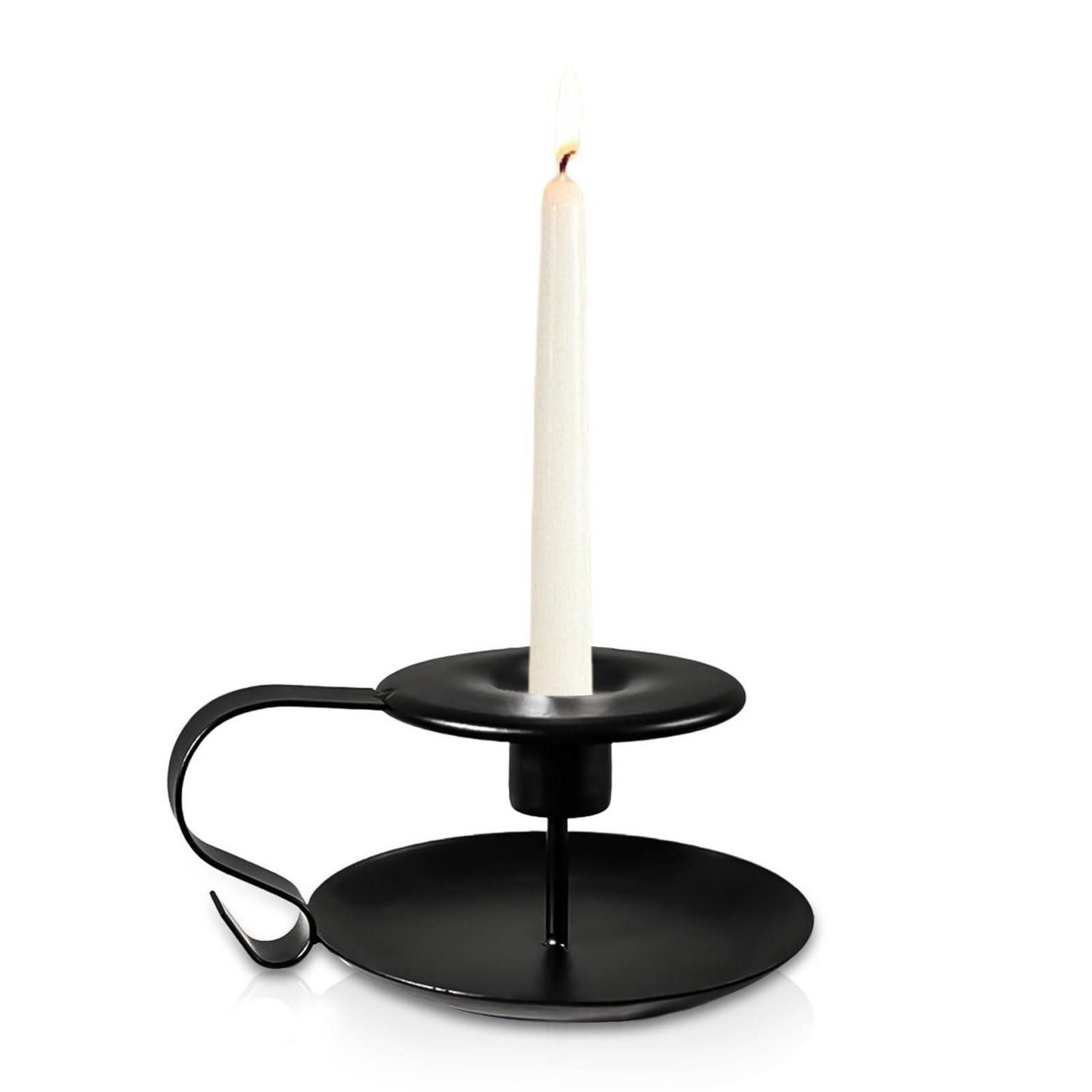 LuxusKollektion Kerzenständer Kerzenhalter Eisen Retro Schreibtisch Deko (1 St)
