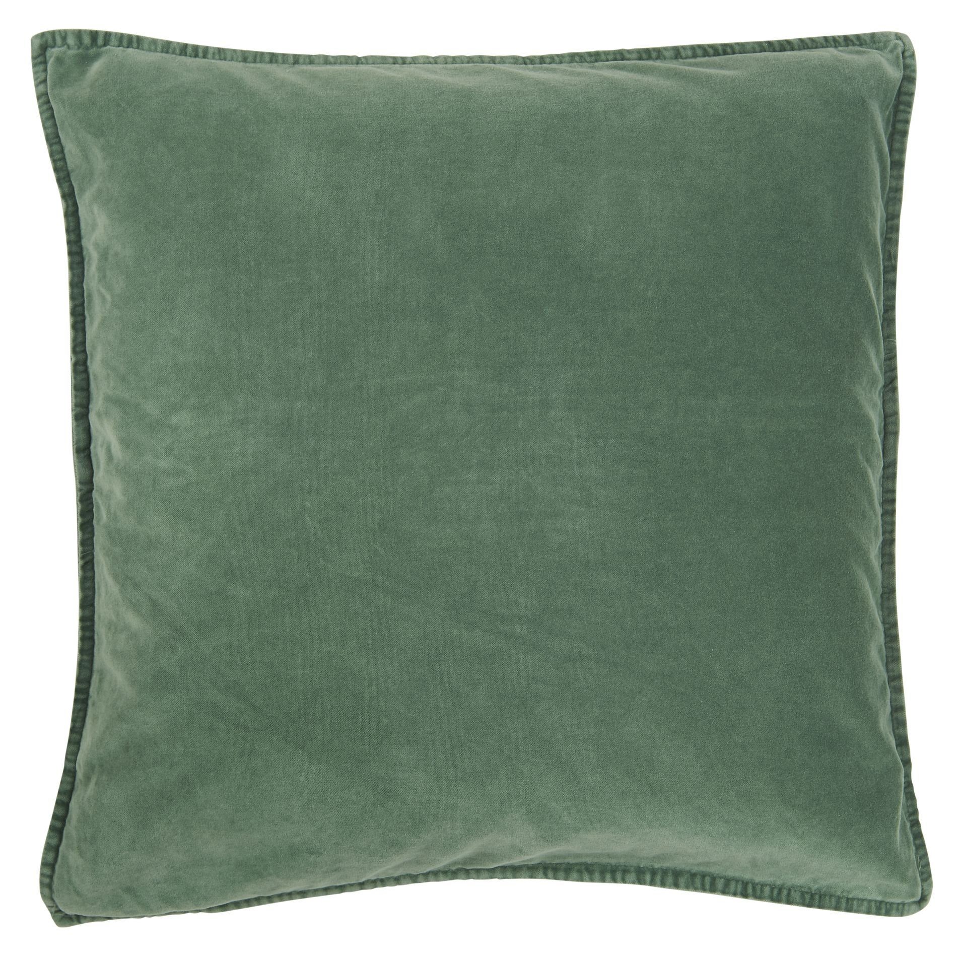 Ib Laursen Kissenbezug Ib Laursen - Kissenbezug Grün 52x52cm Samt Velour (6230-22). € 26,95, (€ 26,95 pro 1 Stk).