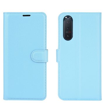 König Design Handyhülle Sony Xperia 5 II, Schutzhülle Schutztasche Case Cover Etuis Wallet Klapptasche Bookstyle