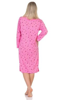 EloModa Nachthemd Damen Nachthemd Sleepshirt Nachtwäsche mit Muster, (1-tlg)