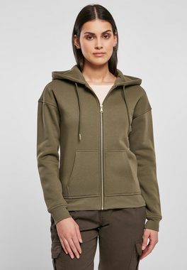 URBAN CLASSICS Sweatjacke Urban Classics Damen Ladies Classic Zip Hoody (1-tlg)