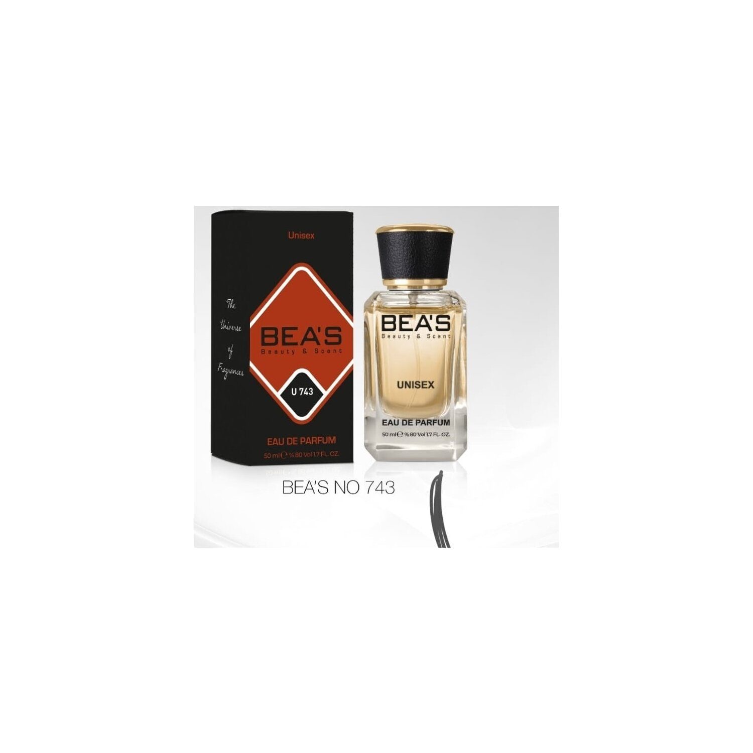 BEA'S Eau de Parfum Beauty & Scent U 743 Eau De Parfum 50 ml Ombre Nomade holzig