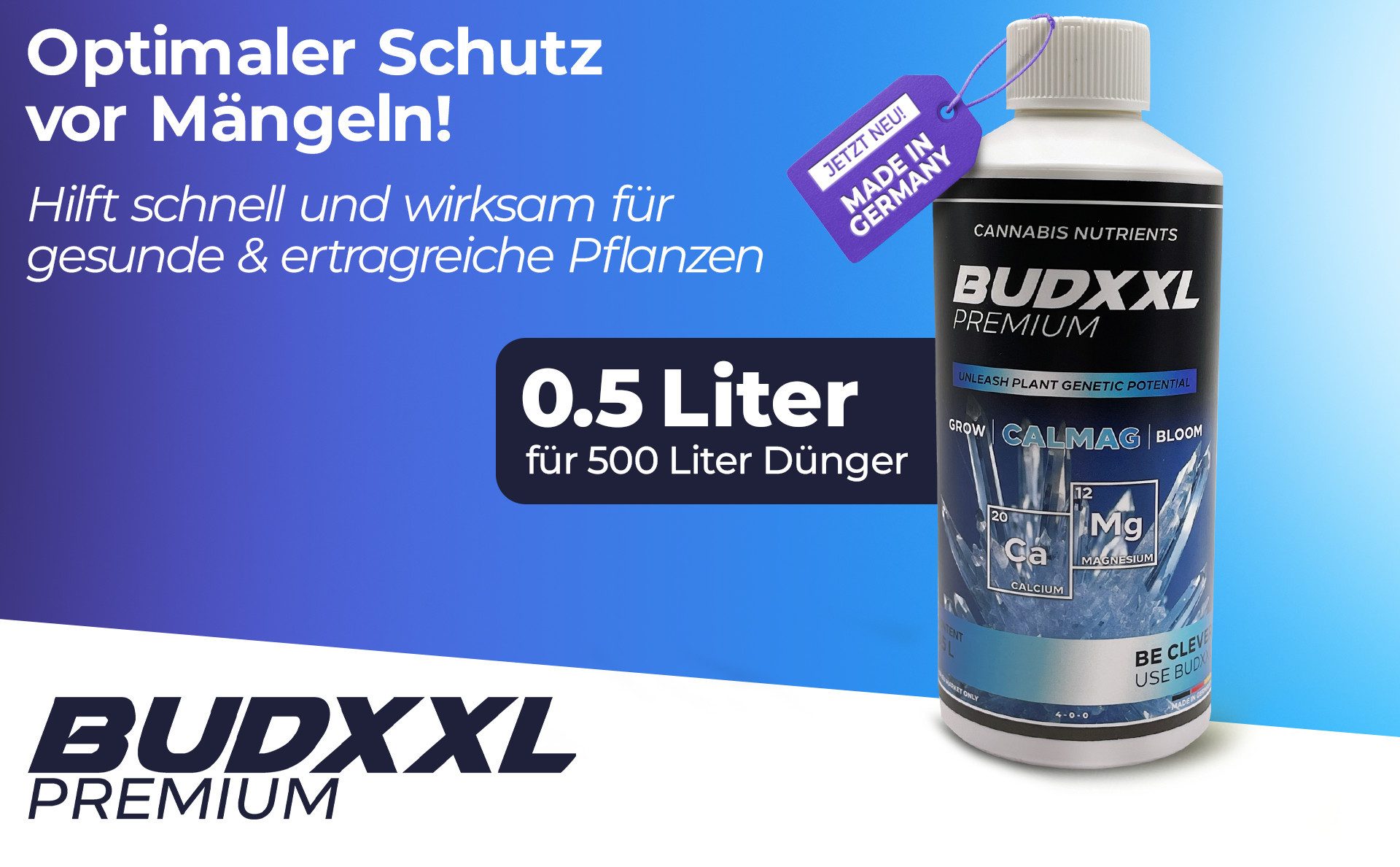 BUDXXL Spezialdünger CalMag, 500 ml, Made günstig online kaufen