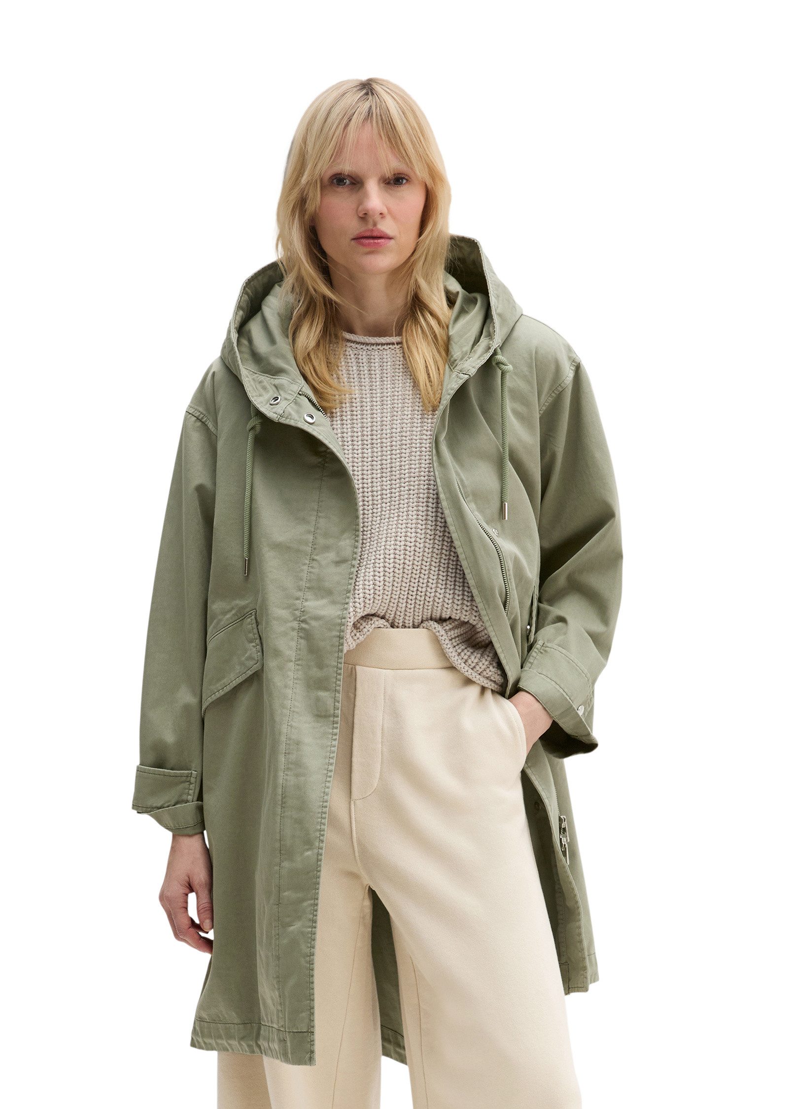 Marc O'Polo Kurzmantel aus Organic Cotton-Twill günstig online kaufen