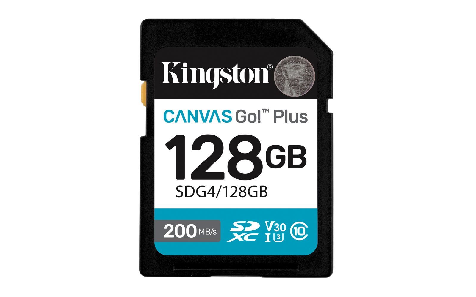 Kingston Technology Canvas Go! Plus 128GB SDXC Canvas Go Plus Gen4 200MB/s C... Speicherkarte