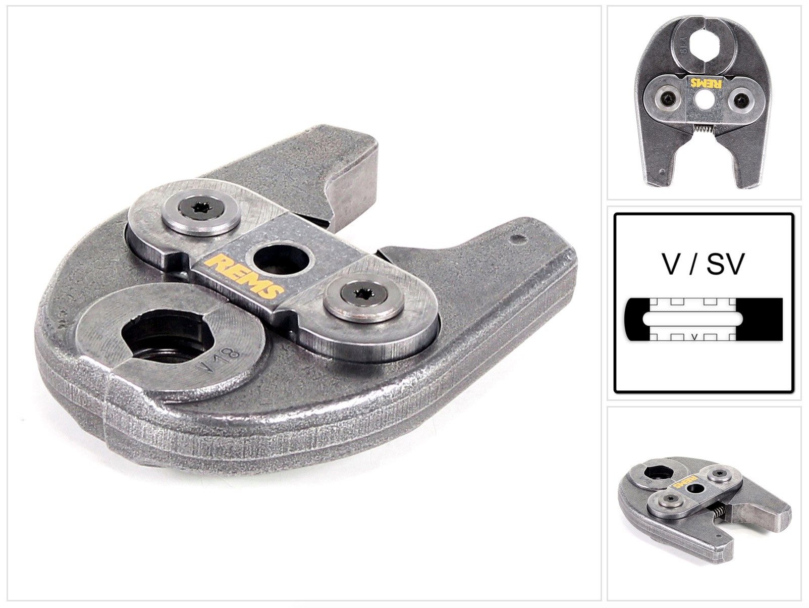 Rems Werkstattpresse Pressbacke Presszange Mini V18 (578332) für Mini-Press