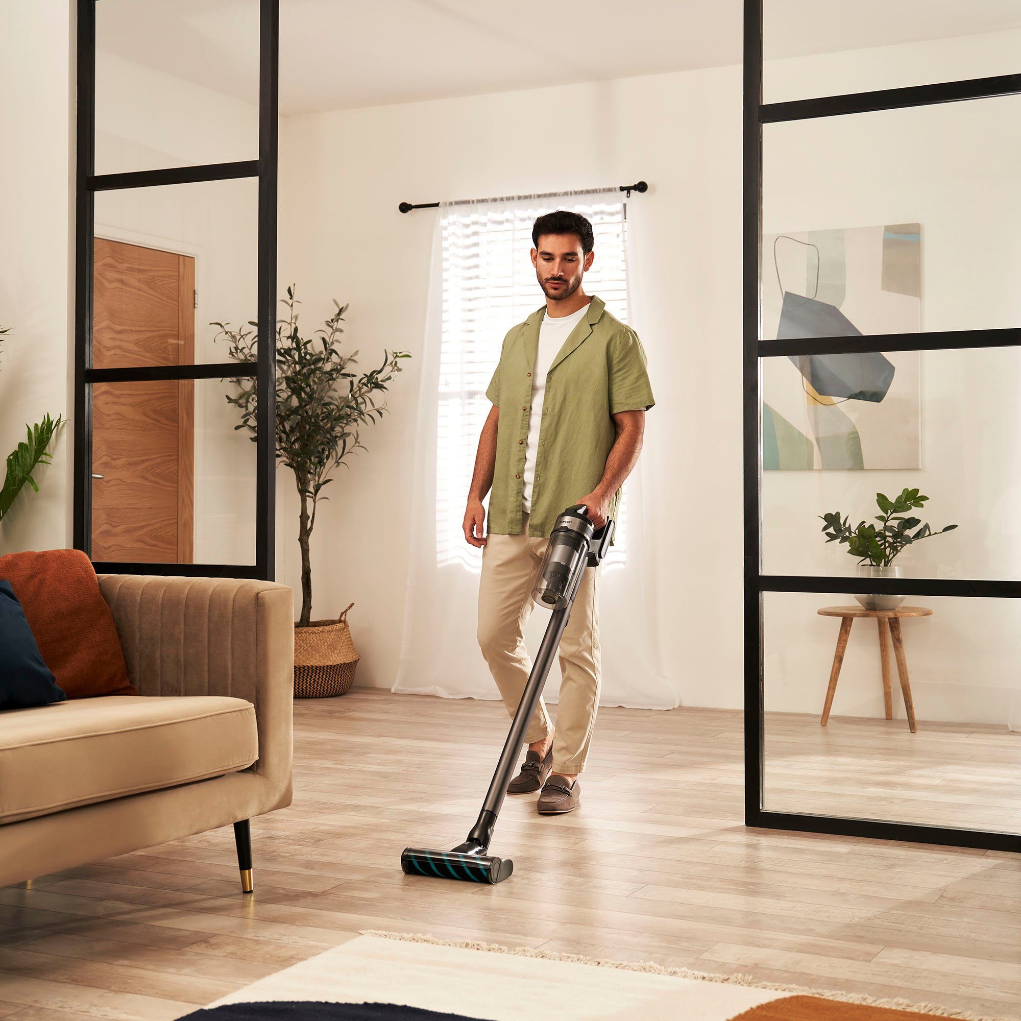 Samsung Akku-Handstaubsauger VS20B75BGR1/WD, Jet 75E PetPRO, 550 W, beutellos, 550 W, beutellos, Ersatzakku separat erhältlich