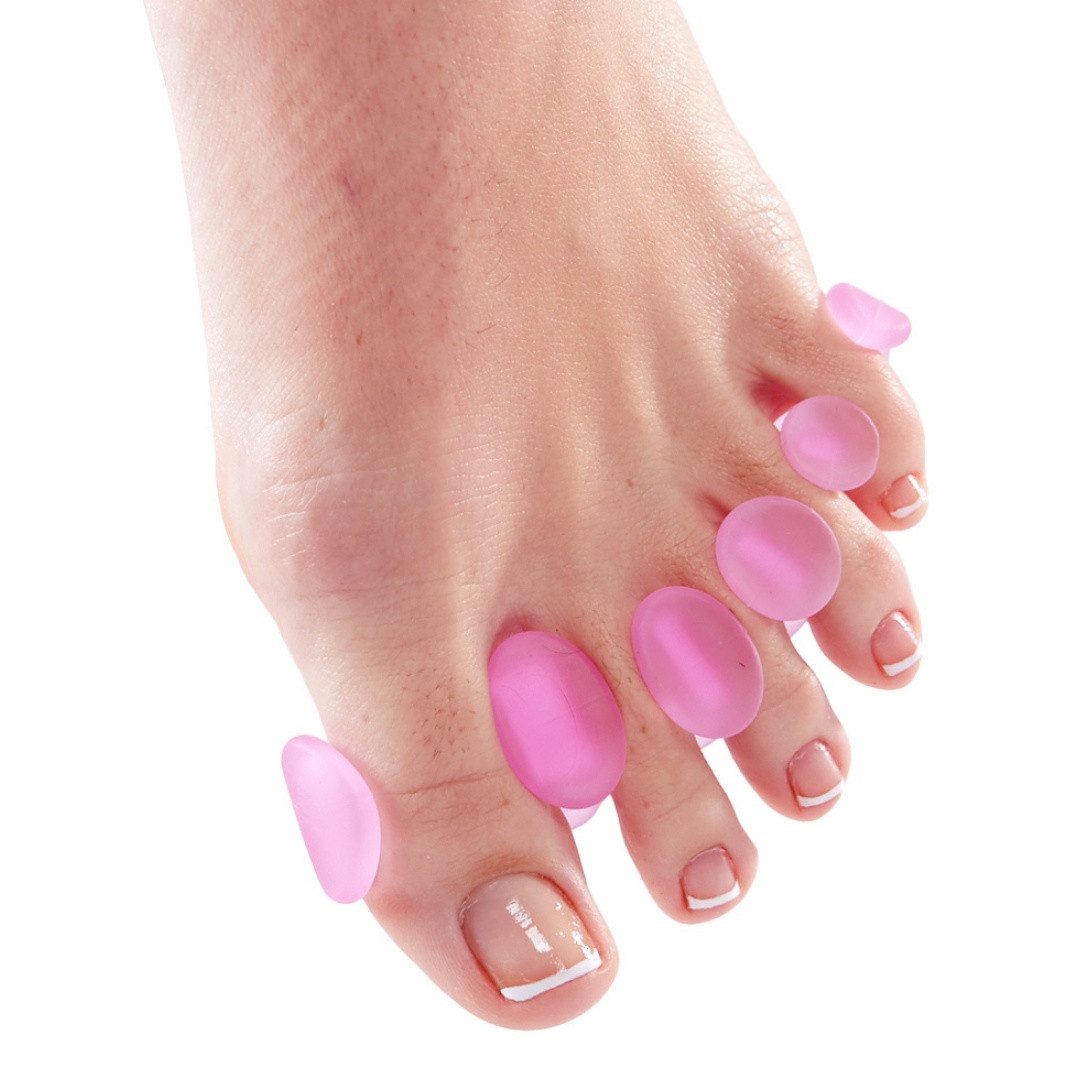 Medosan Zehenspreizer Zehentrenner, 2er-Set, Universalgröße, diabetikergeeignet