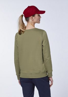 Polo Sylt Sweatshirt mit Label-Stitching