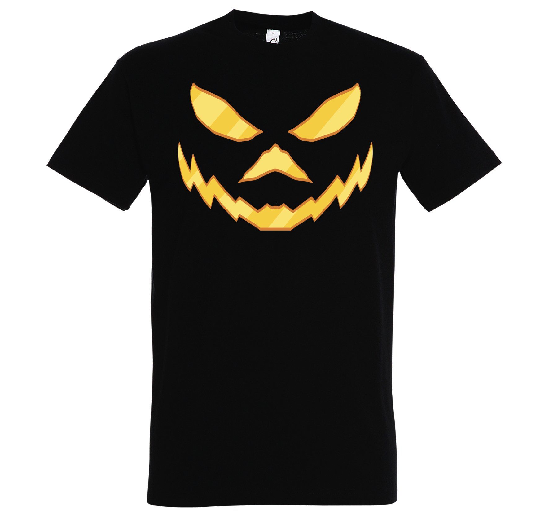 Youth Designz Print-Shirt Halloween Herren T-Shirt Horror Joker Face Fun-Look mit modischem Print Aufdruck Schwarz