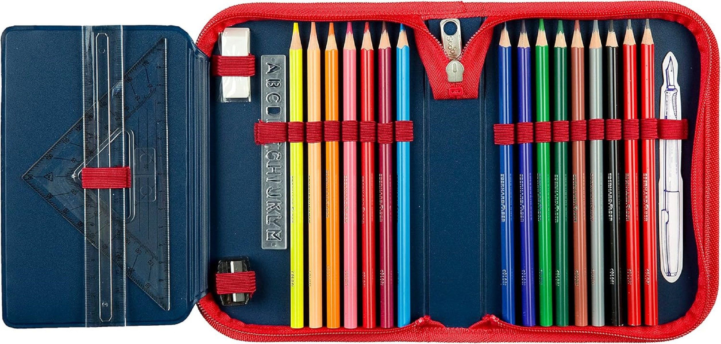 Spiderman Federmäppchen Spiderman Schüleretui Federmappe Set Stifteetui mit Inhalt