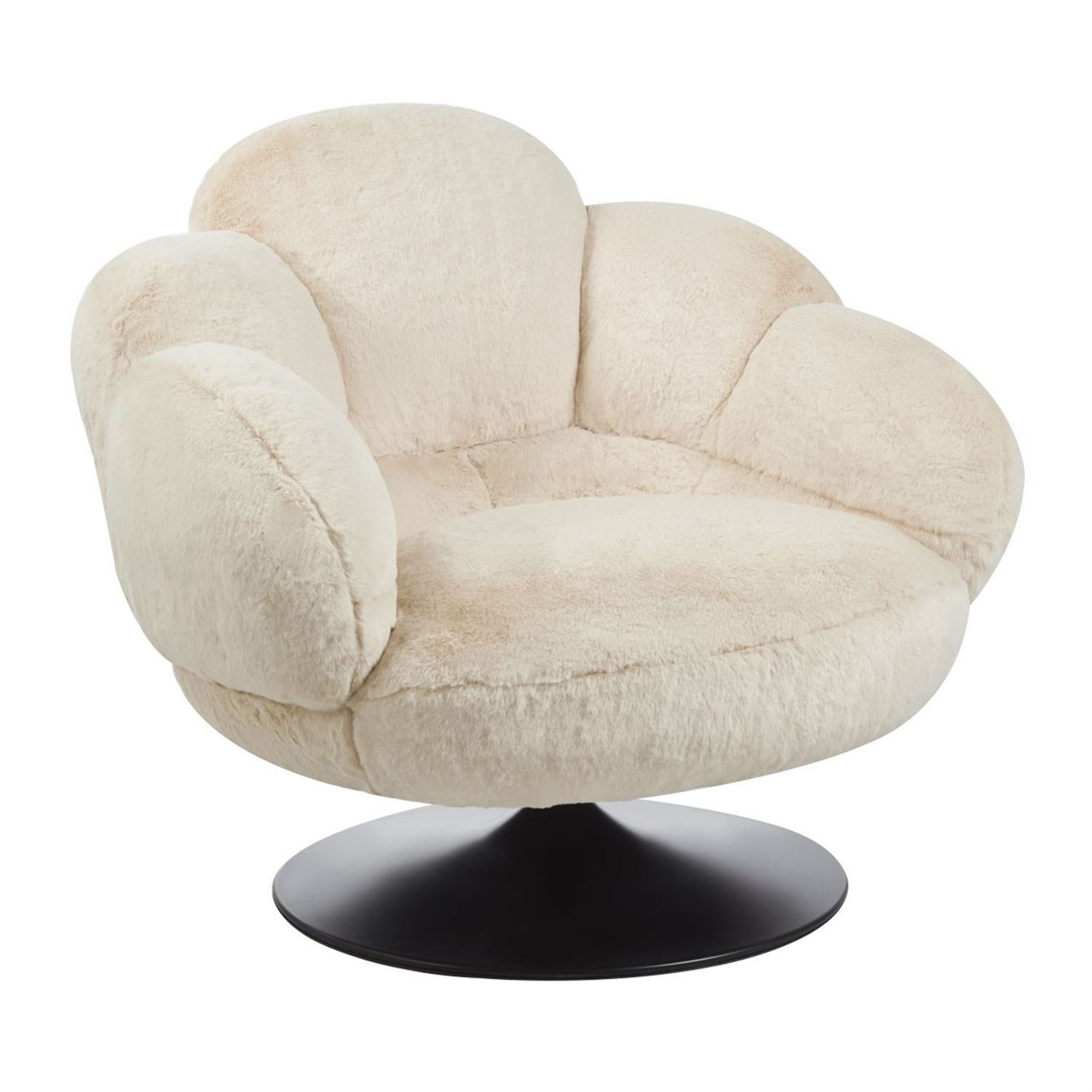 Lookway Drehsessel POPPY 360° Gemütlicher gepolsterter Sessel (1x Sessel), Breite: 98 cm