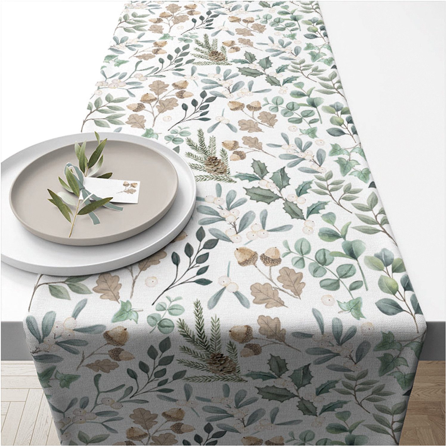Ambiente® Tischläufer Collection of leaves (1-tlg, günstig online kaufen