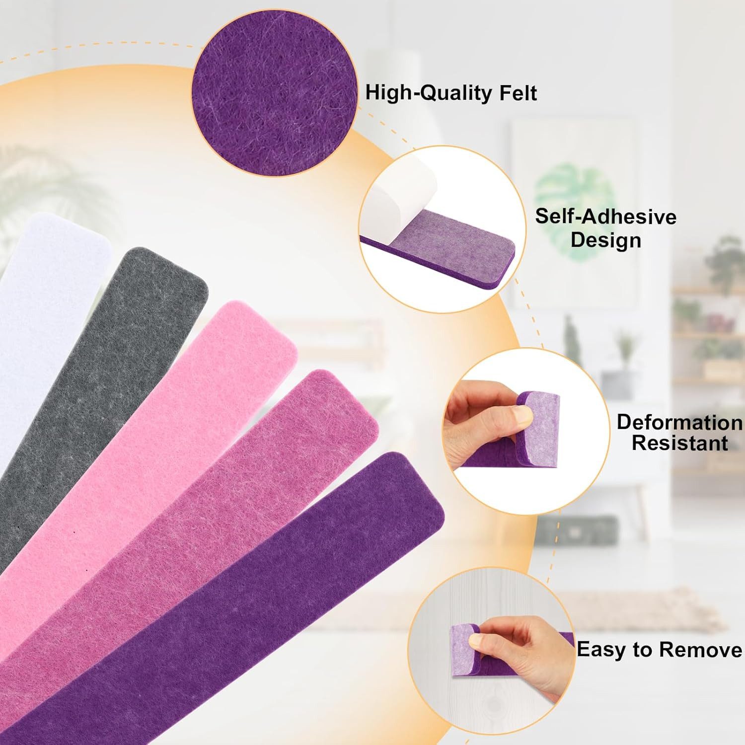 Coonoor Pinnwand 8 Stück Pinnwand Bar Streifen Korkplatte mit Pushpins günstig online kaufen