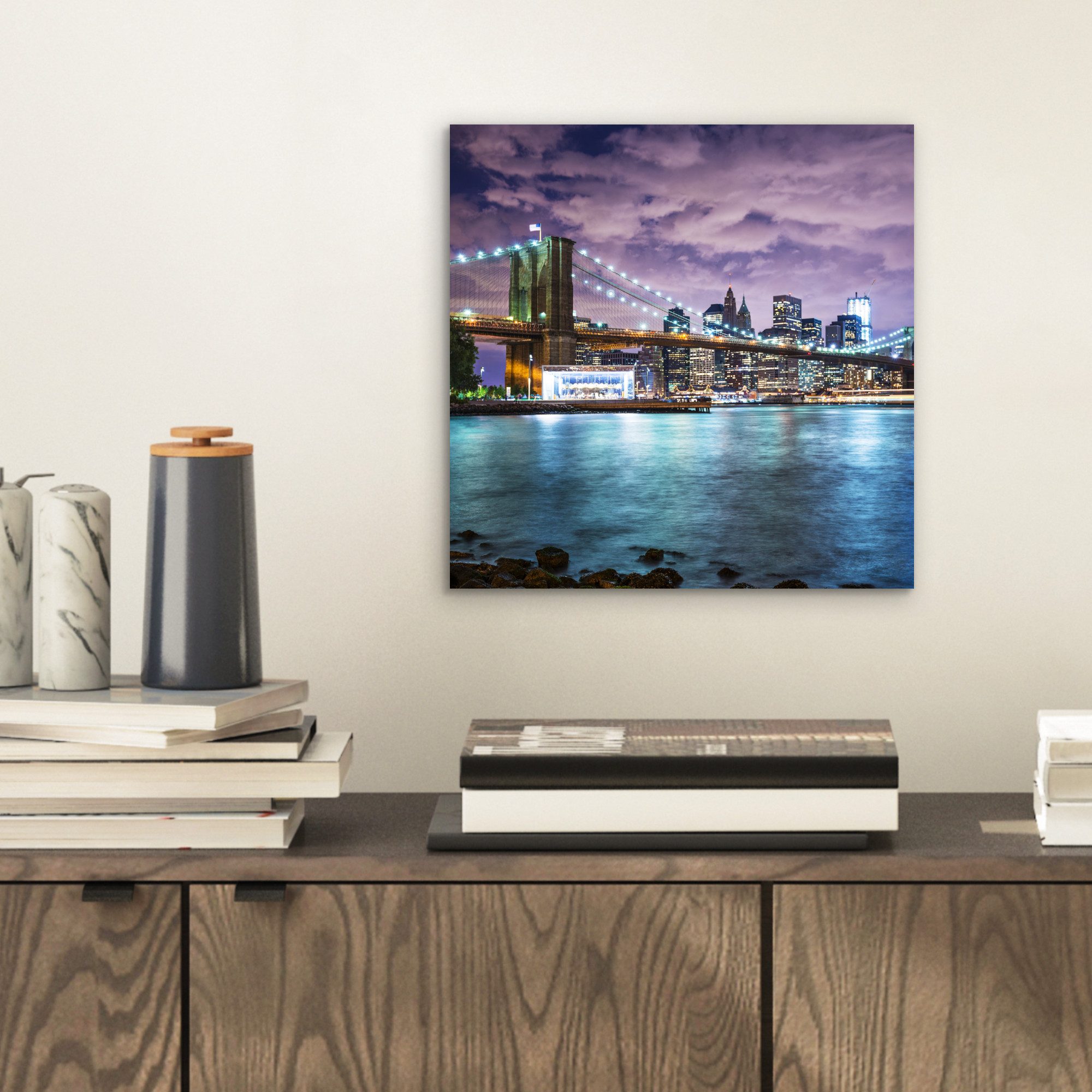 MuchoWow Metallbild New York - Skyline günstig online kaufen