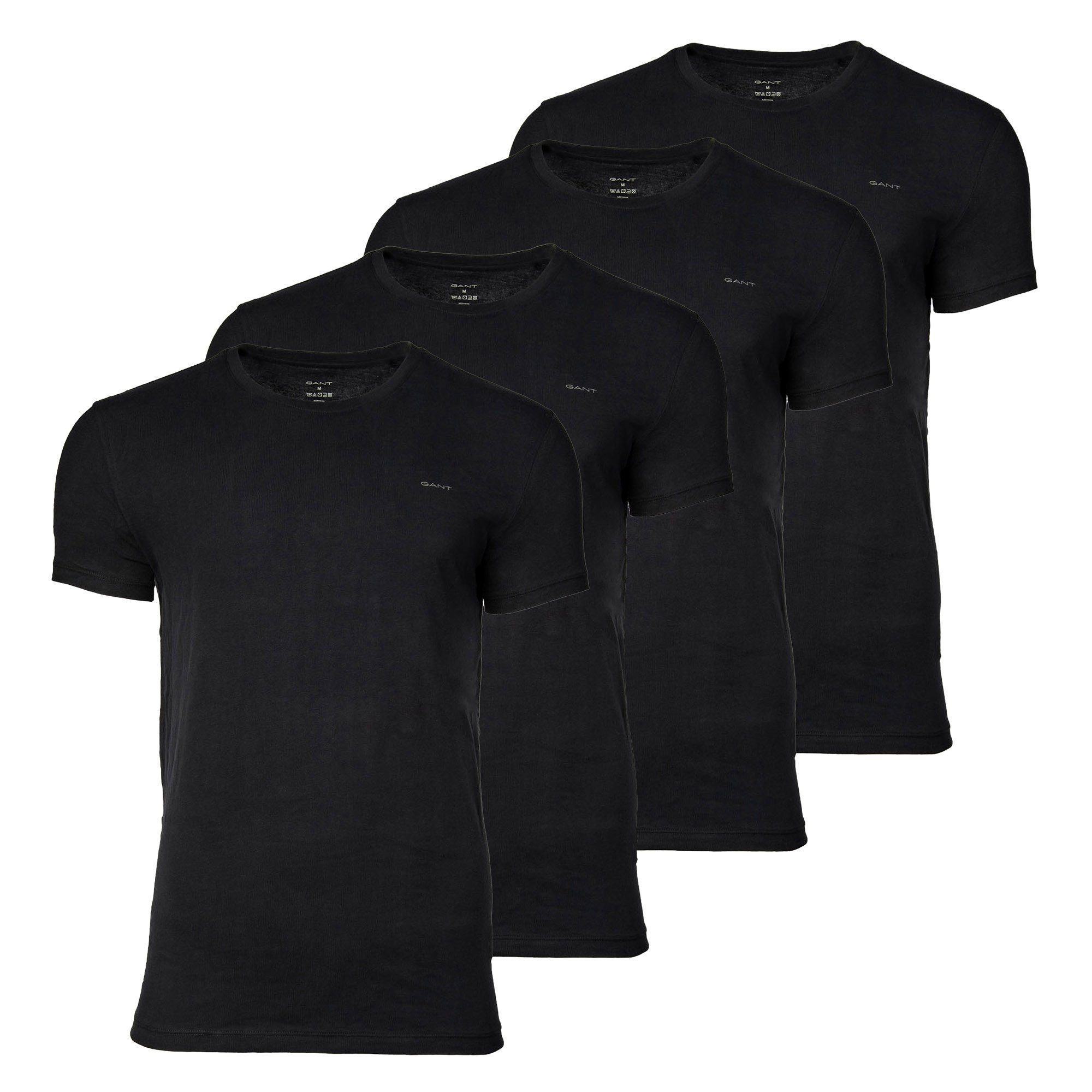 T-Shirt Herren T-Shirt 4er Pack Baumwolle