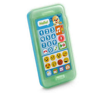 Fisher-Price® Lernspielzeug Lernspaß "Hündchens Smart Phone" Spielzeug, mit 8 Emojis - mit insgesamt 75+ Melodien, Lieder, Geräusche und Sätze
