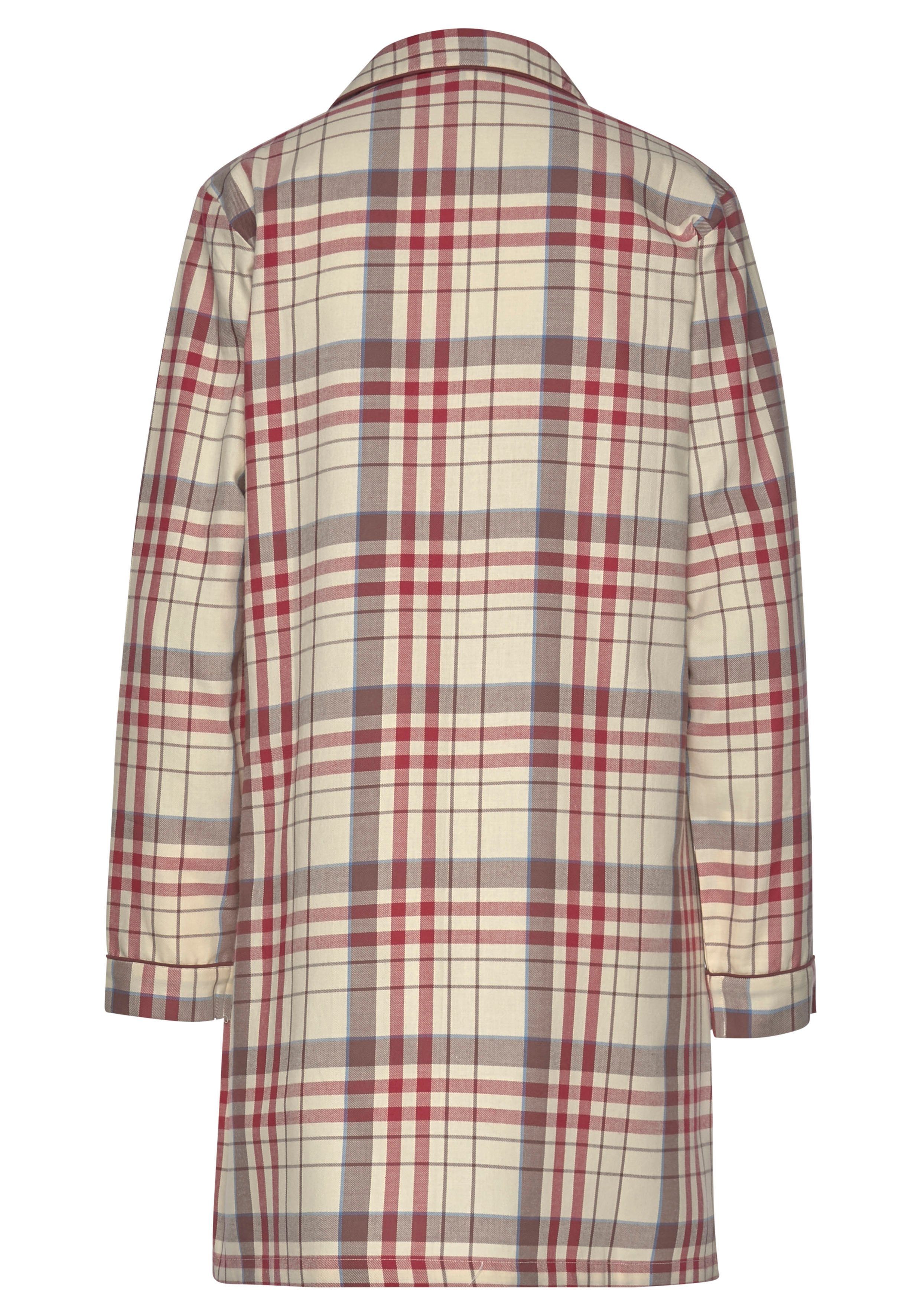 H.I.S Nachthemd (1-teilig) aus Flanell im Karo-Design