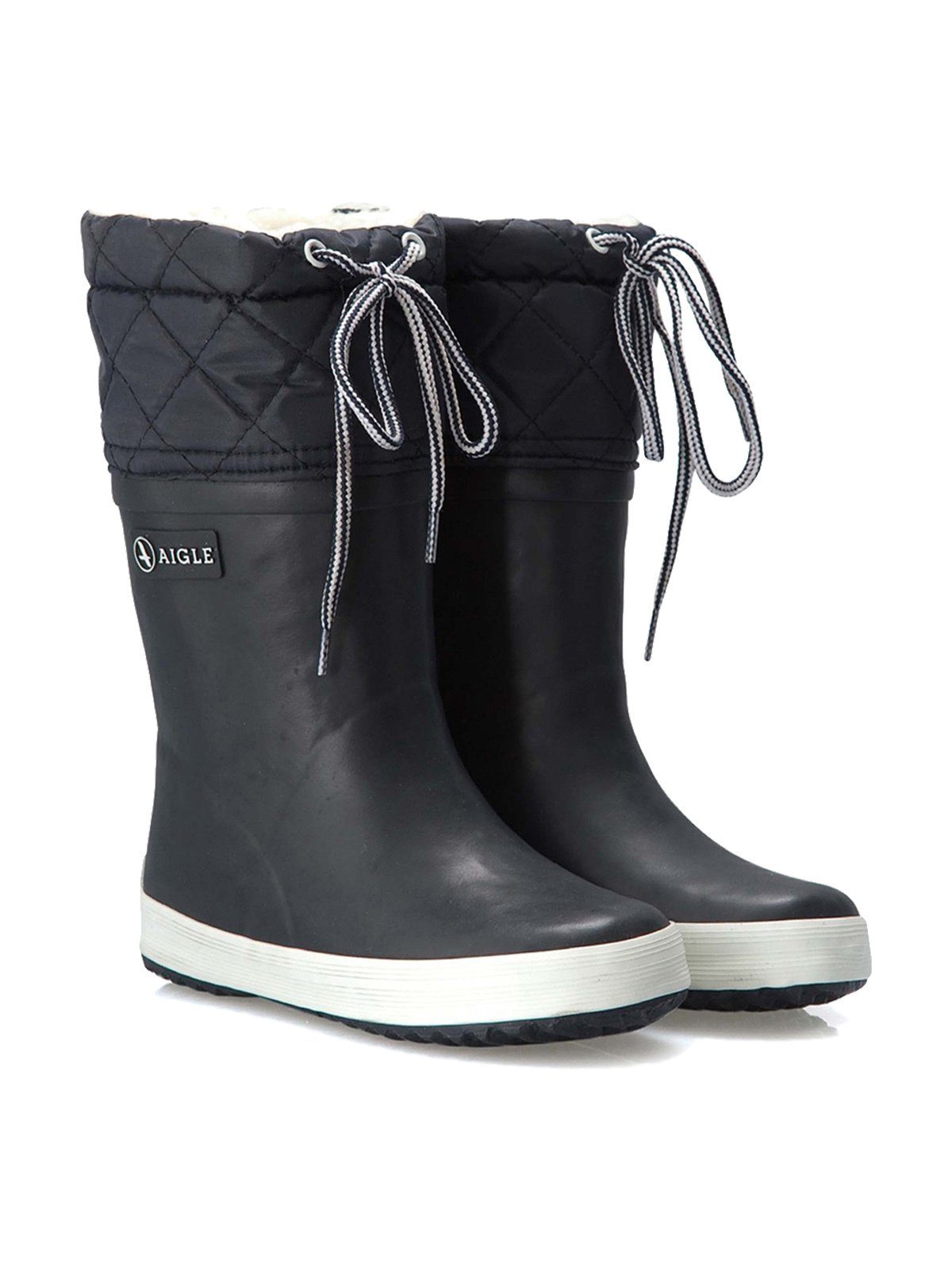 Aigle Aigle Giboulee marine/weiß Gummistiefel