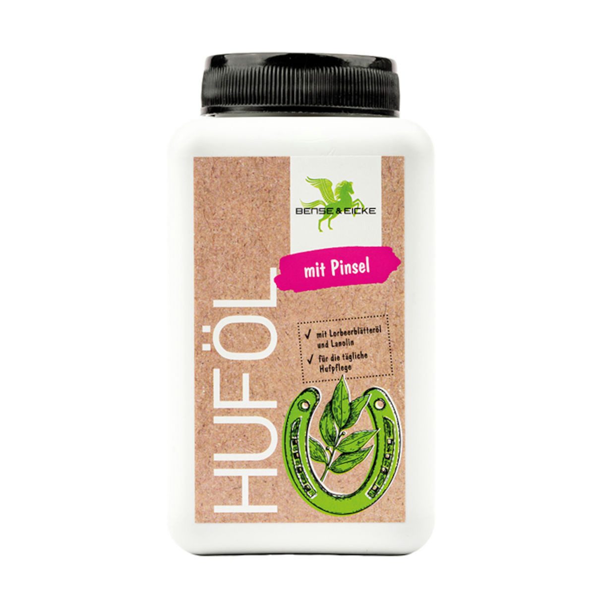 Bense & Eicke Hufpflegemittel Huföl mit Pinsel, 500 ml
