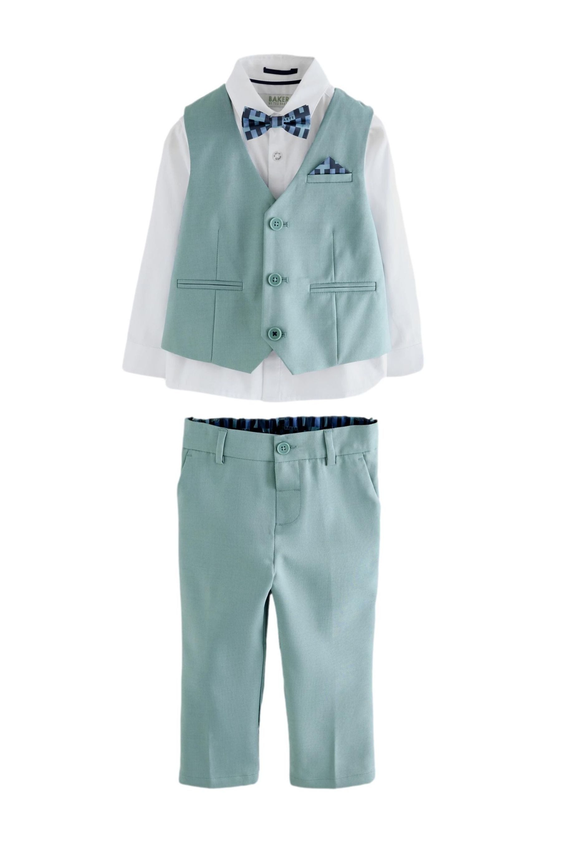 Baker by Ted Baker Hemd & Hose Baker by Ted Baker Weste, Hemd und Hose im Set (4-tlg)