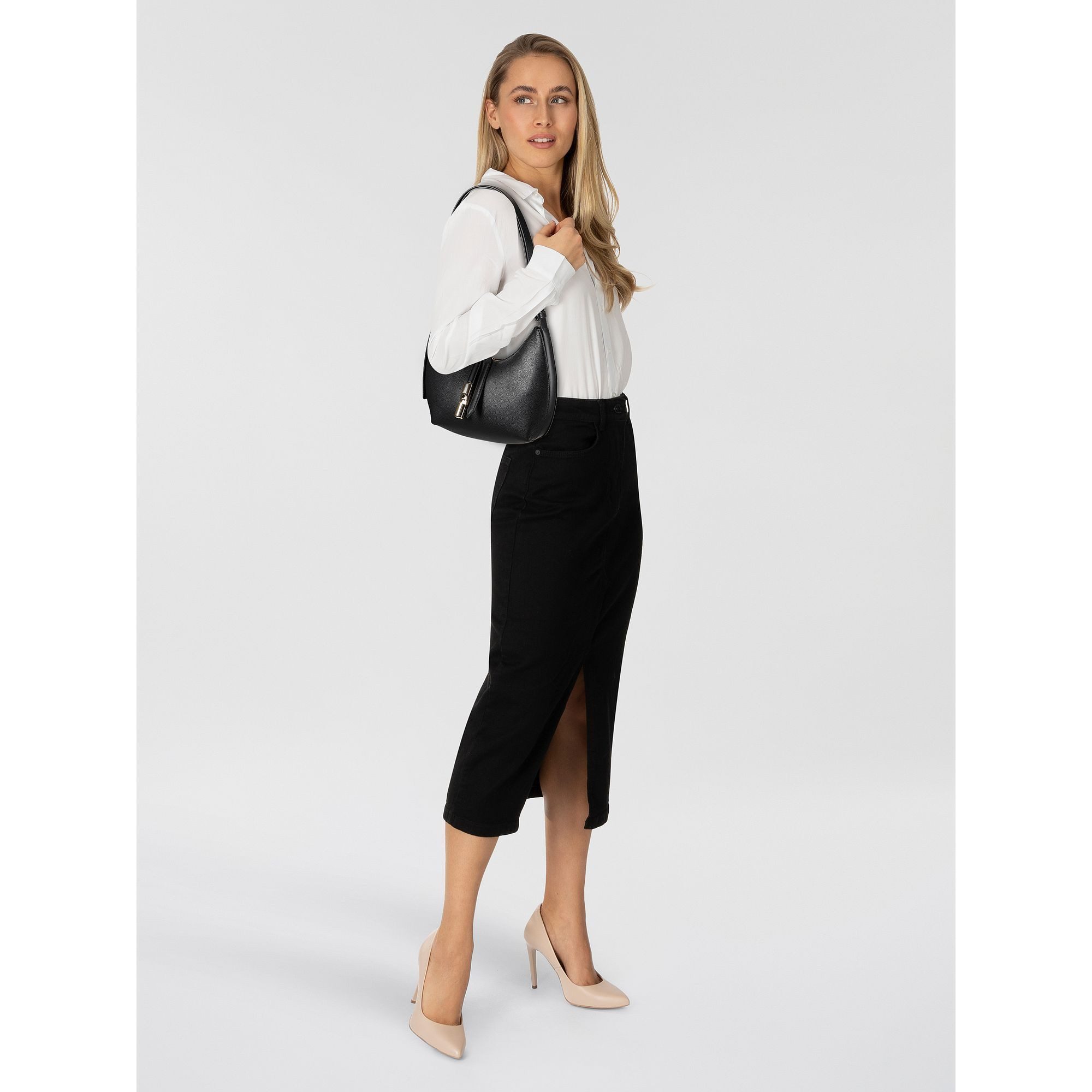 Furla Schultertasche Goccia, Leder