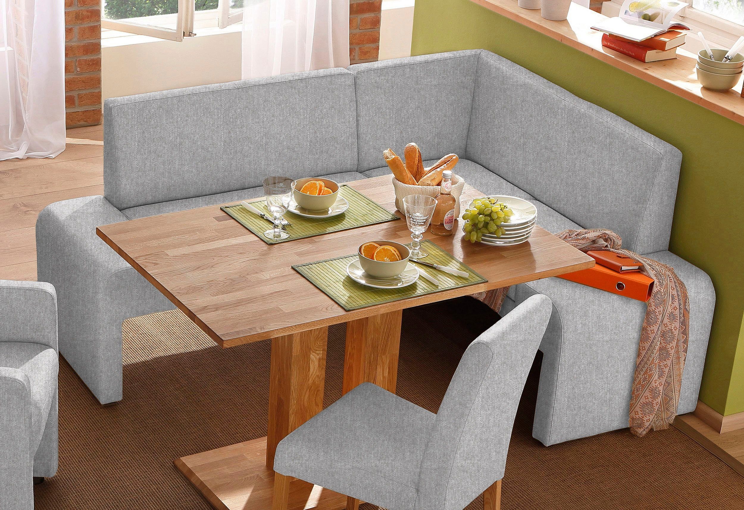 Home affaire Eckbank Bologna, in 2 Größen (langer Schenkel 180 oder 200 cm), verschiedene Qualitäten