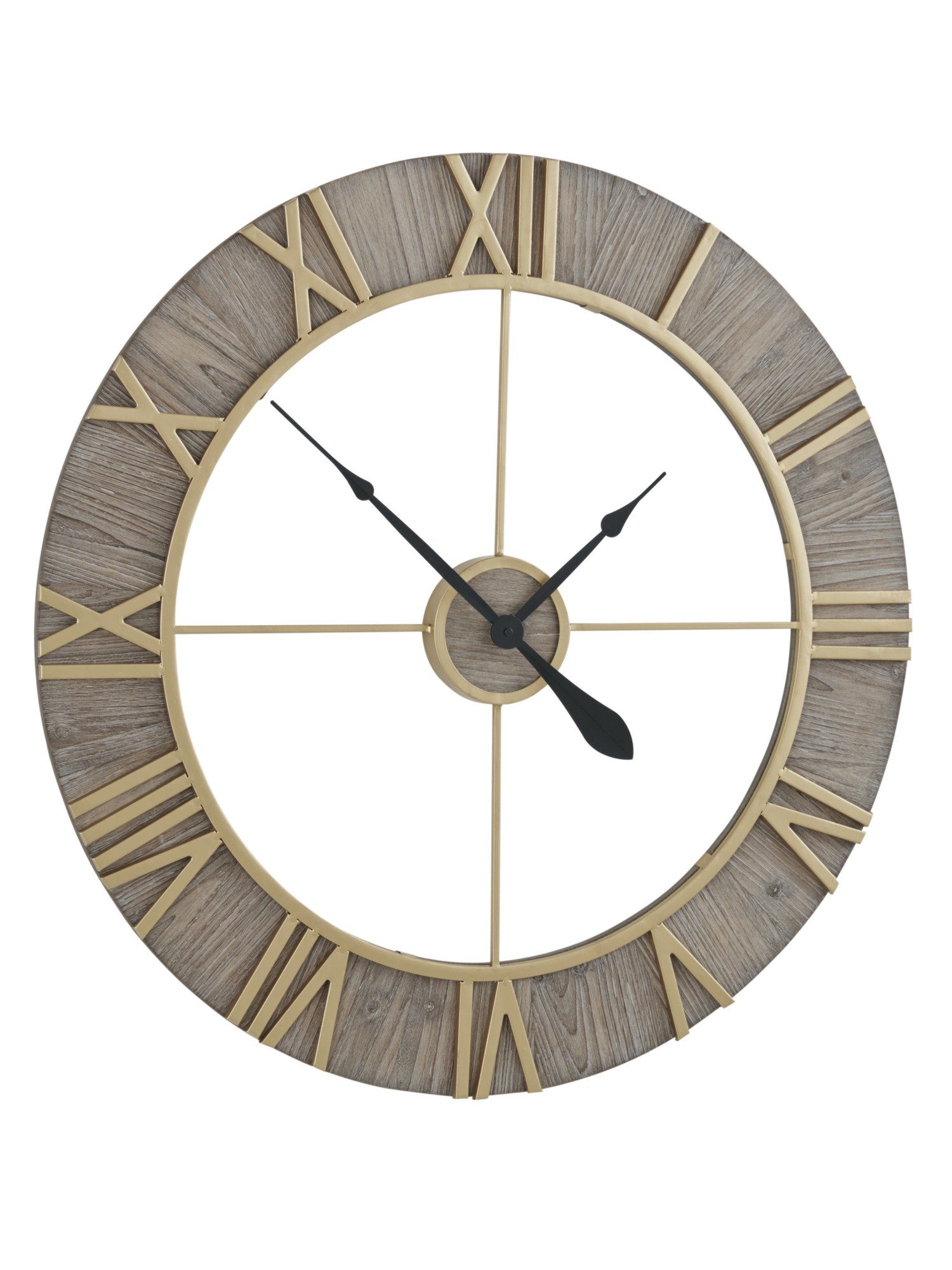 heine home Wanduhr in Skelettform, Aufwendig aus Metall gefertigt